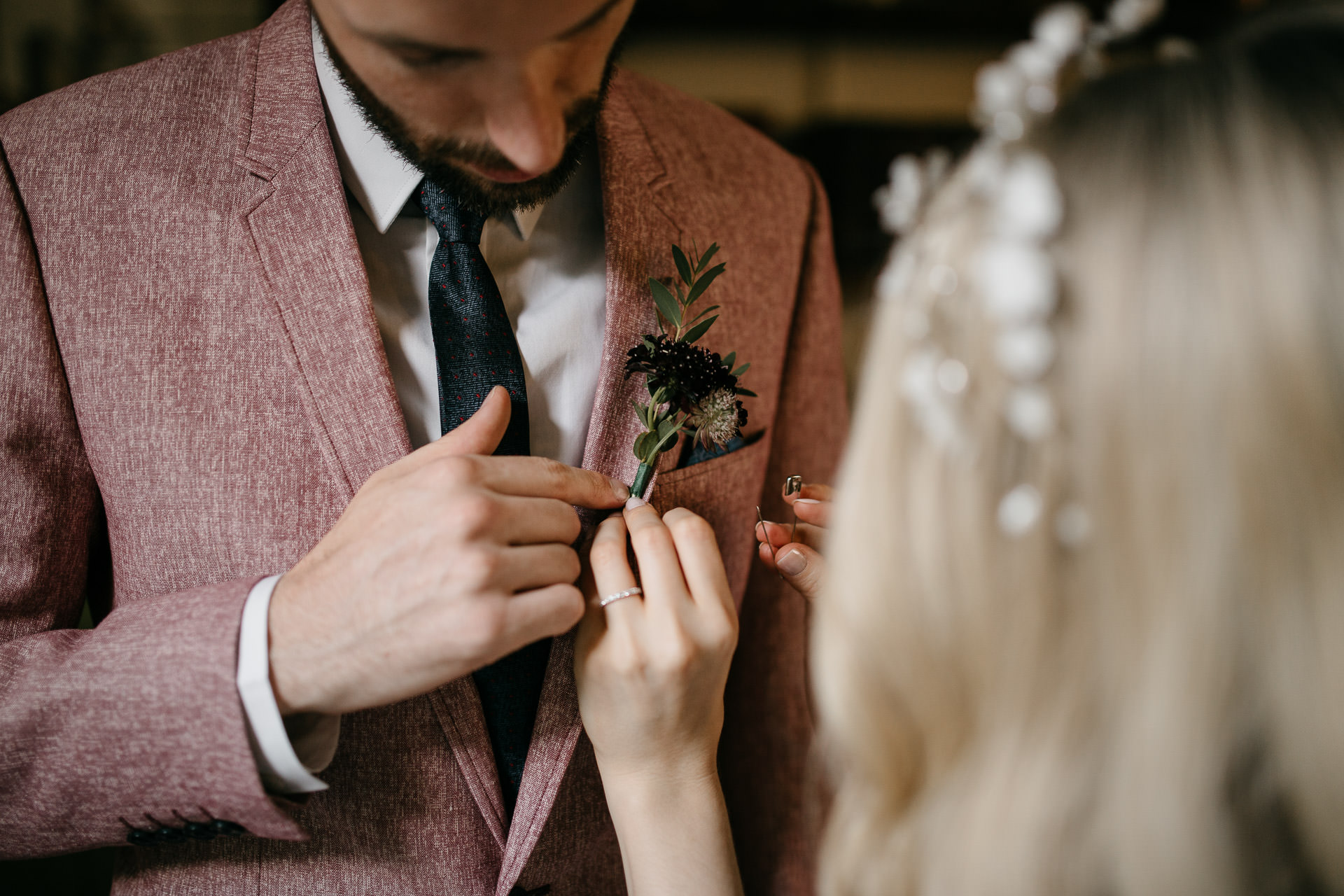 Beth & Levi's backyard Elopement in Brooklyn by Jean-Laurent Gaudy