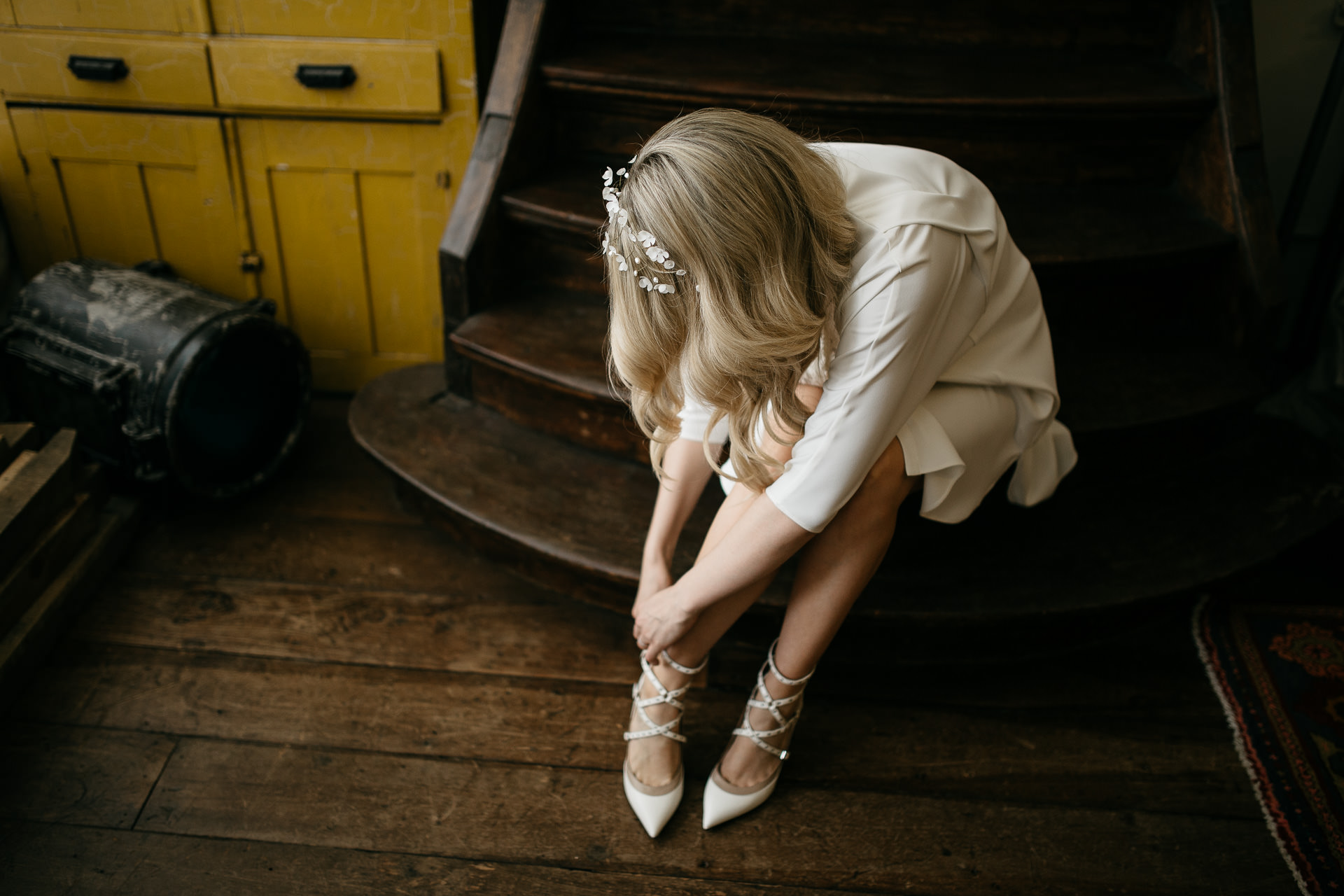 Beth & Levi's backyard Elopement in Brooklyn by Jean-Laurent Gaudy