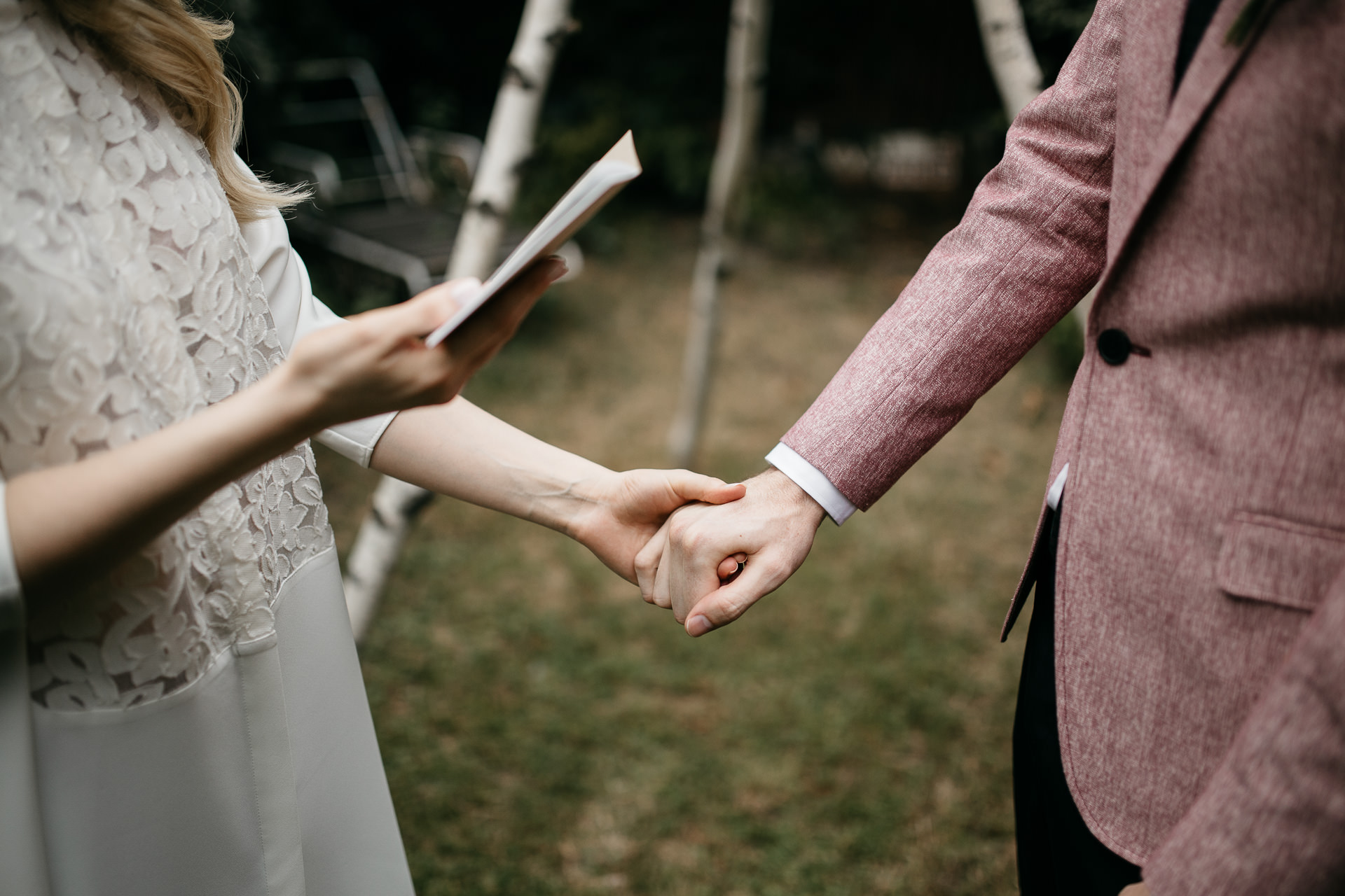 Beth & Levi's backyard Elopement in Brooklyn by Jean-Laurent Gaudy