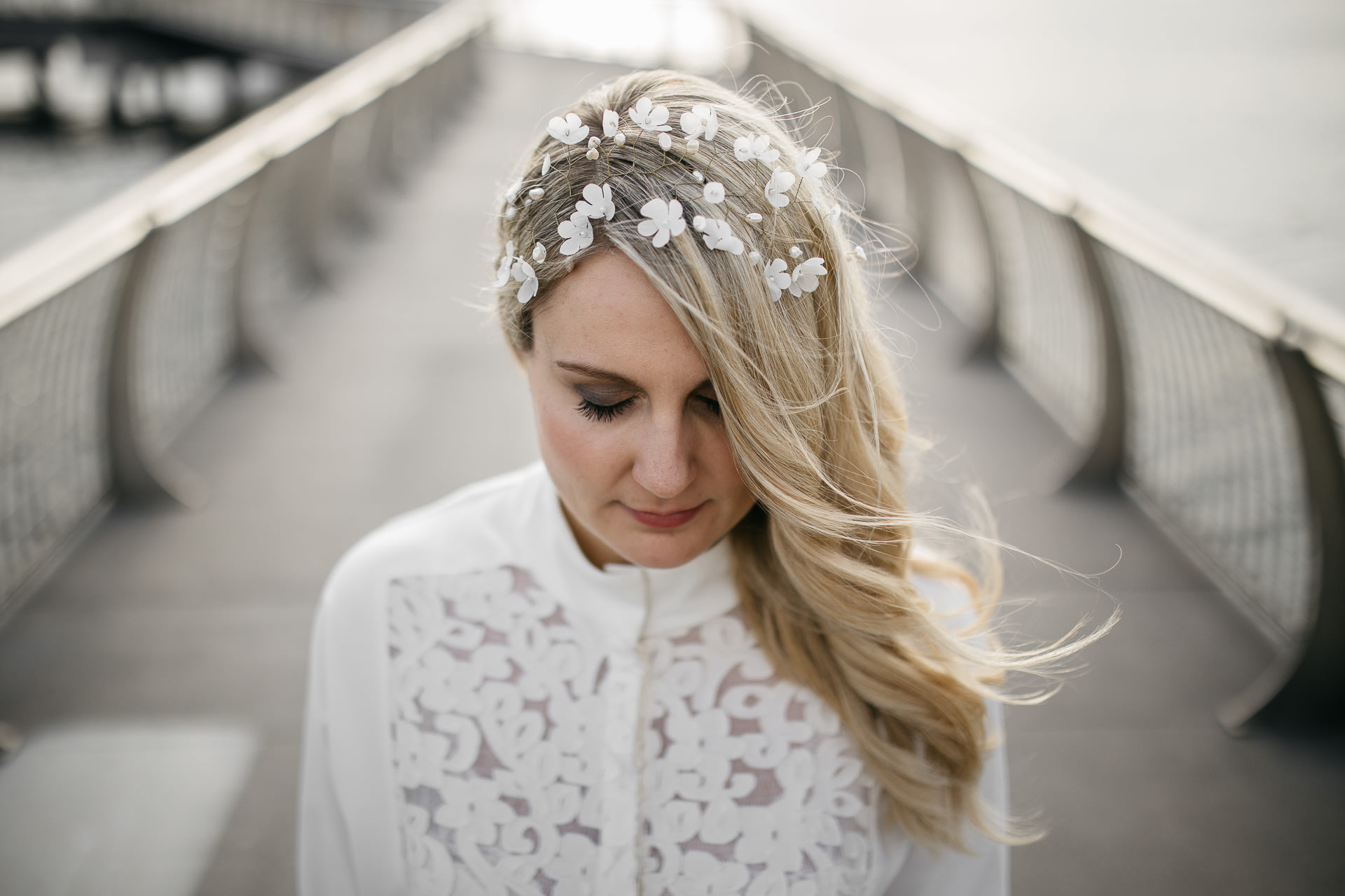 Beth & Levi's backyard Elopement in Brooklyn by Jean-Laurent Gaudy