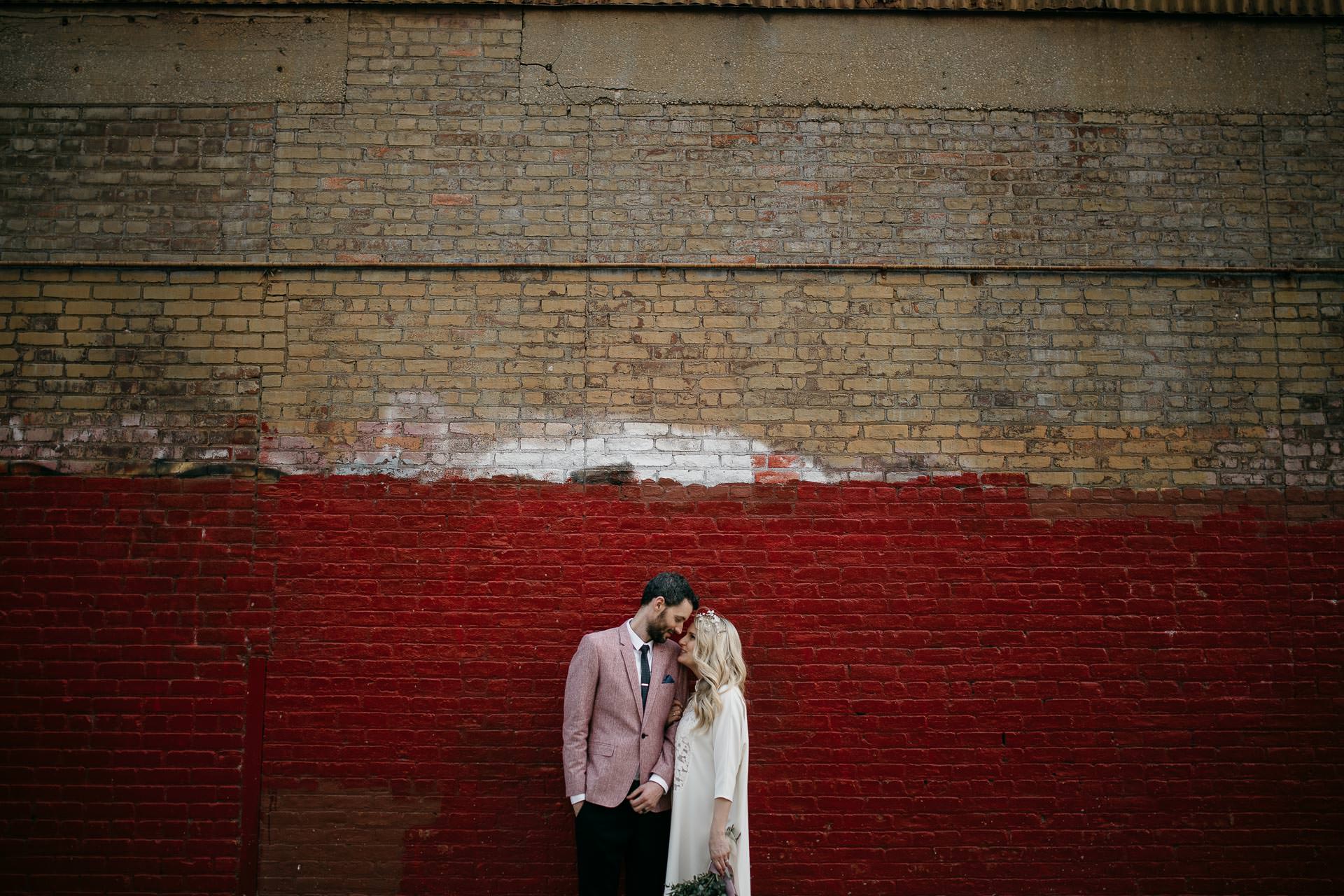 Beth & Levi's backyard Elopement in Brooklyn by Jean-Laurent Gaudy