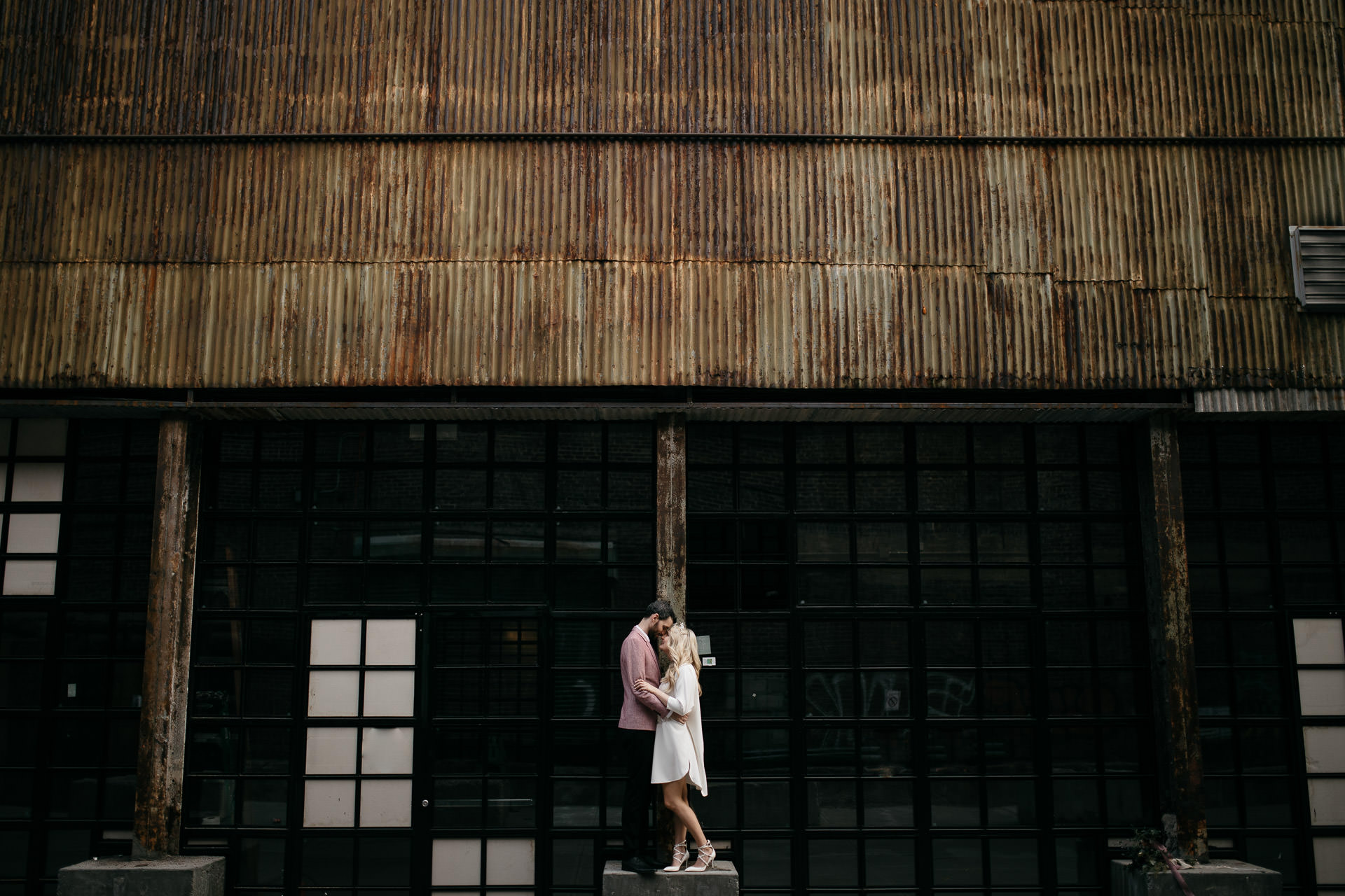 Beth & Levi's backyard Elopement in Brooklyn by Jean-Laurent Gaudy