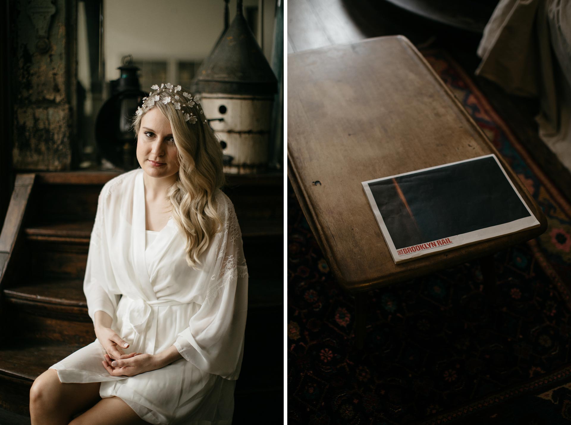 Beth & Levi's backyard Elopement in Brooklyn by Jean-Laurent Gaudy