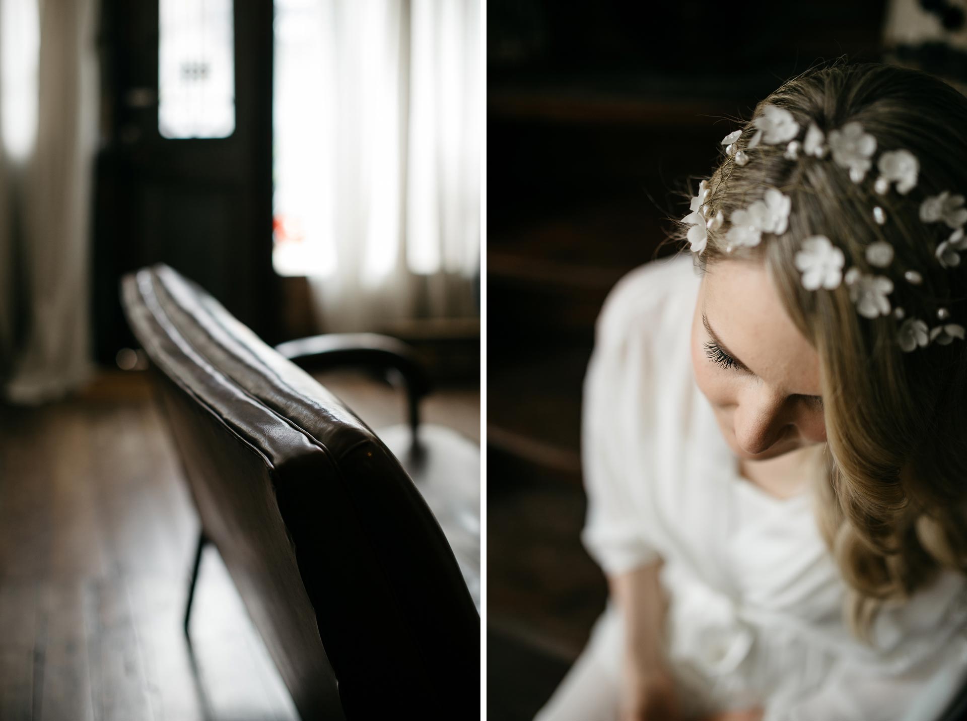 Beth & Levi's backyard Elopement in Brooklyn by Jean-Laurent Gaudy