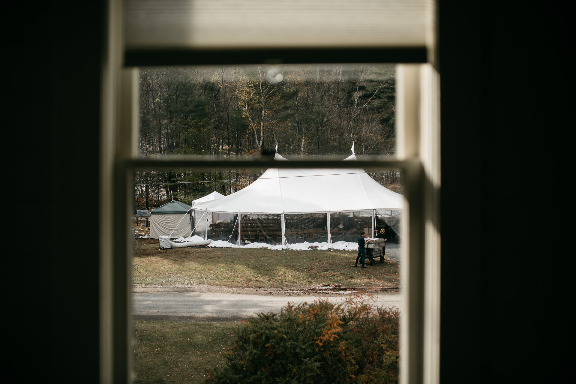 Robyn & Jim Catskills Fall Wedding at Foxfire Mountain House by Jean-Laurent Gaudy Photography