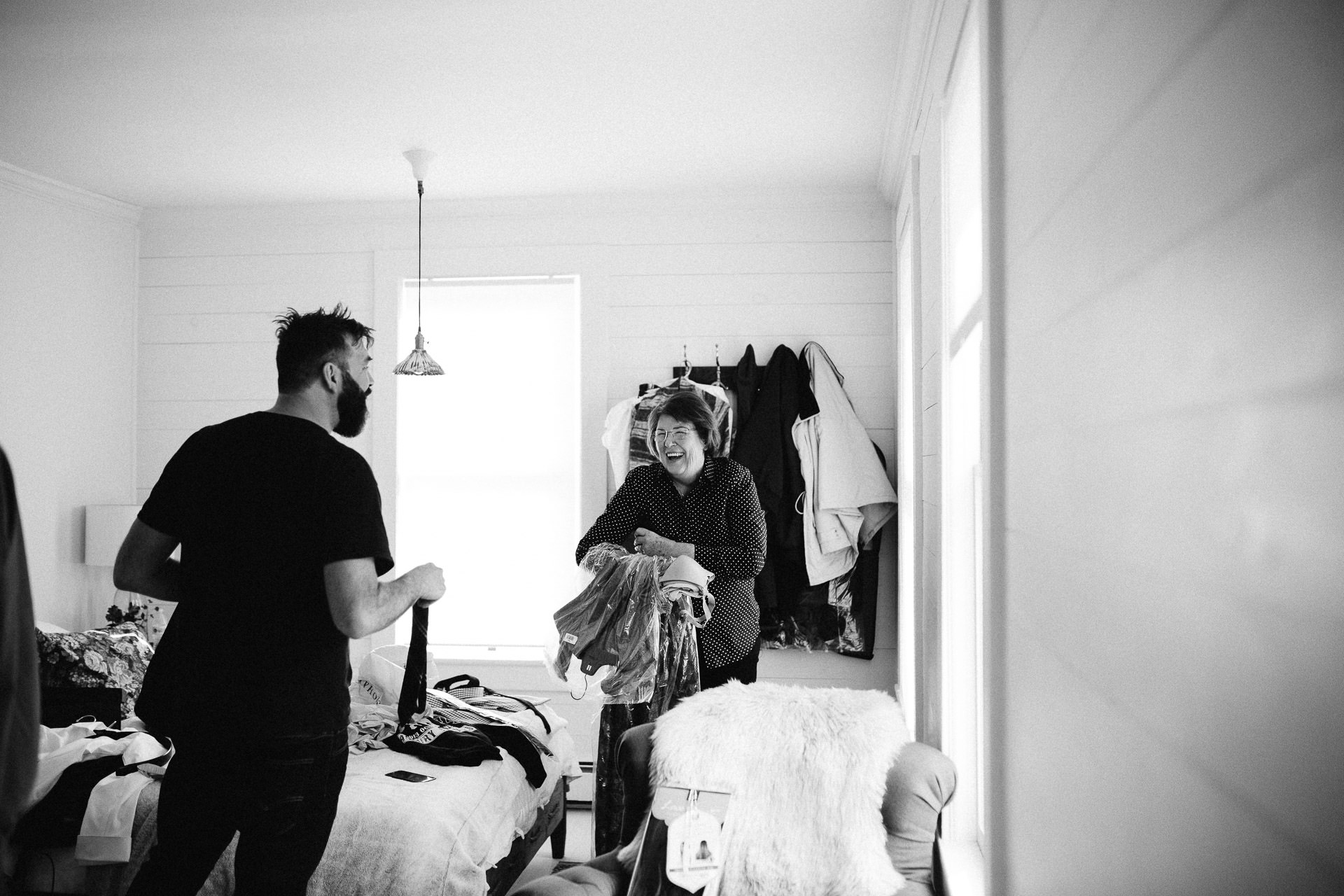 Robyn & Jim Catskills Fall Wedding at Foxfire Mountain House by Jean-Laurent Gaudy Photography