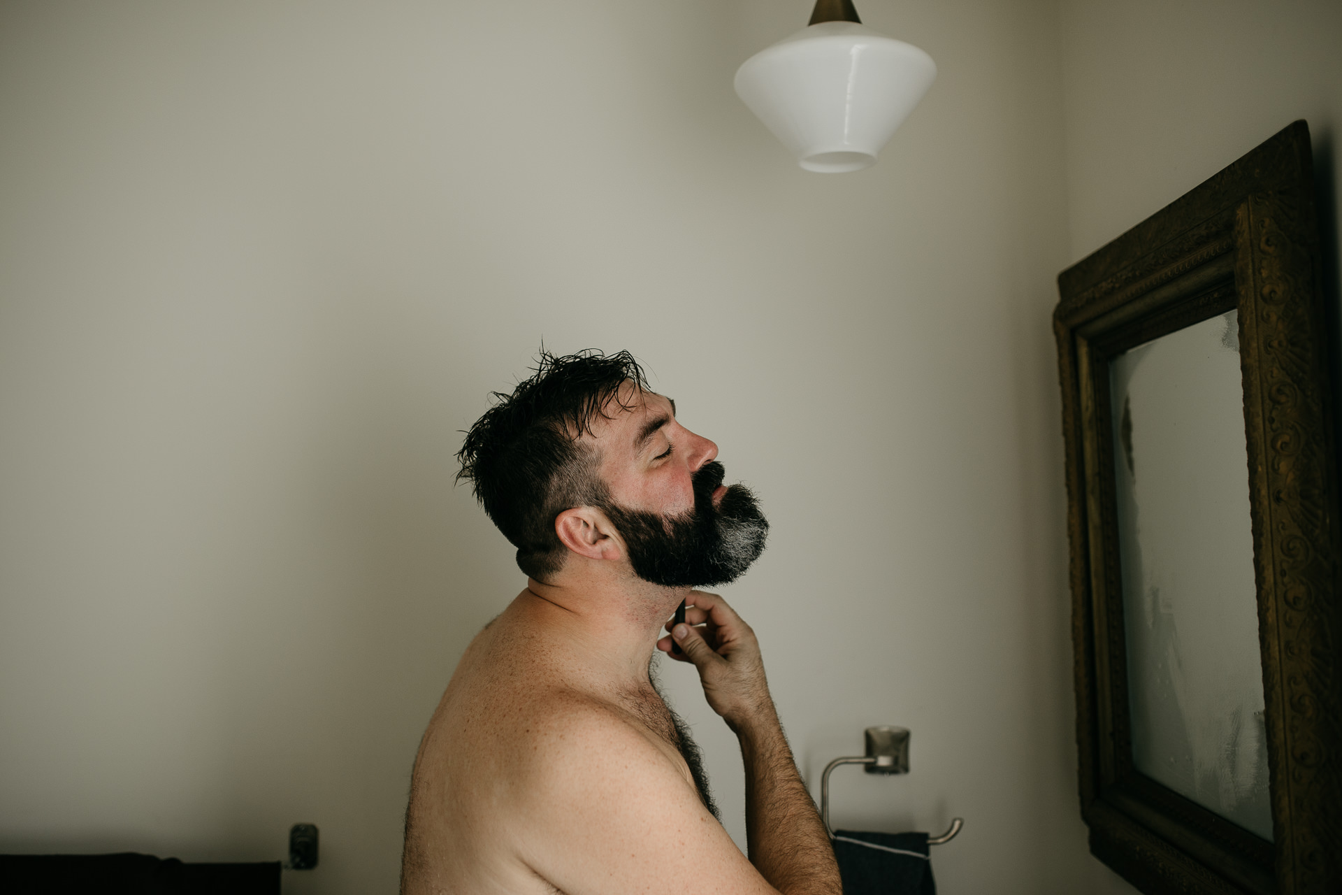 Robyn & Jim Catskills Fall Wedding at Foxfire Mountain House by Jean-Laurent Gaudy Photography