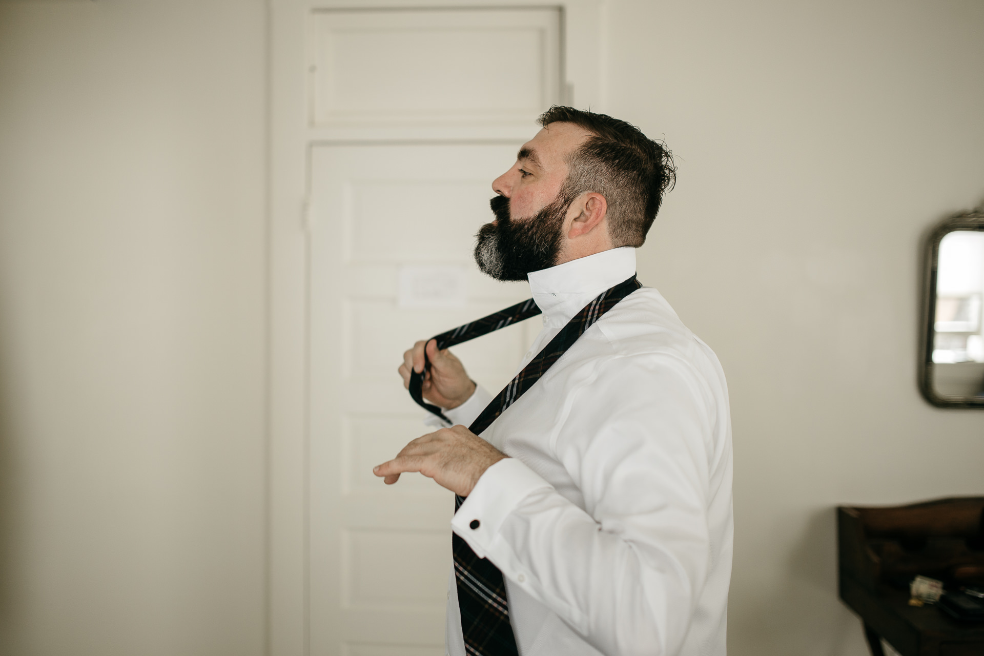 Robyn & Jim Catskills Fall Wedding at Foxfire Mountain House by Jean-Laurent Gaudy Photography