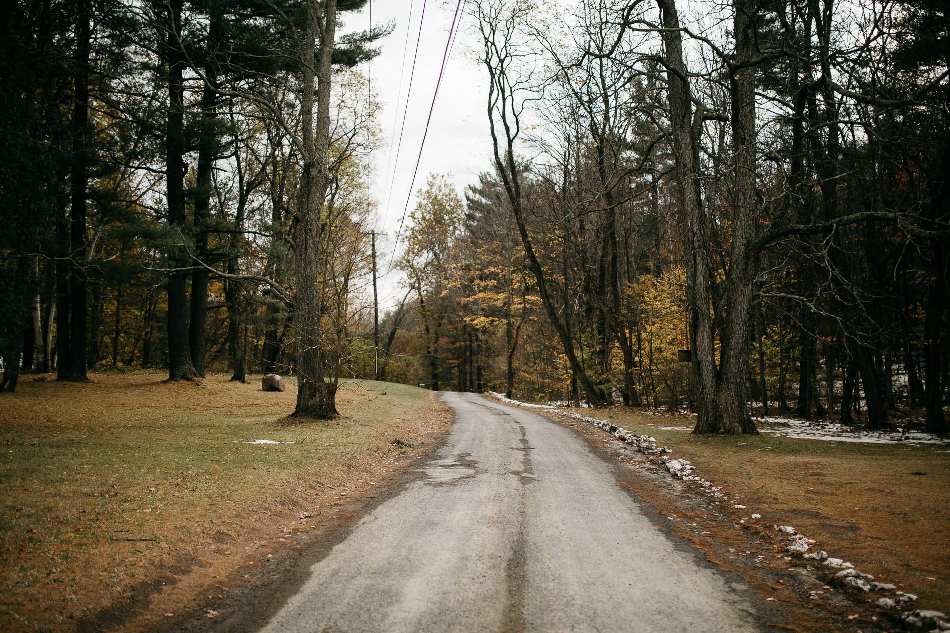 Robyn & Jim Catskills Fall Wedding at Foxfire Mountain House by Jean-Laurent Gaudy Photography