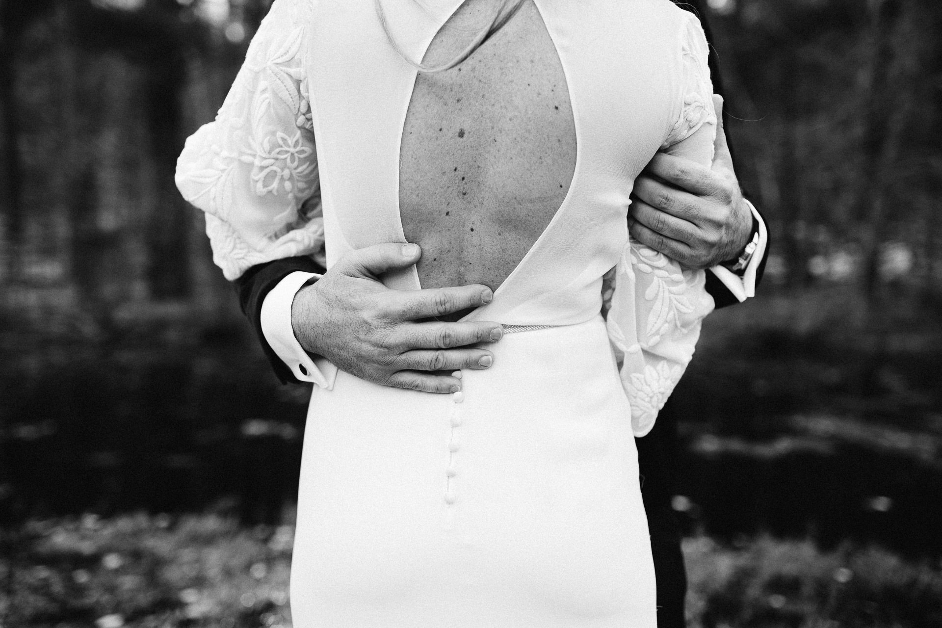 Robyn & Jim Catskills Fall Wedding at Foxfire Mountain House by Jean-Laurent Gaudy Photography