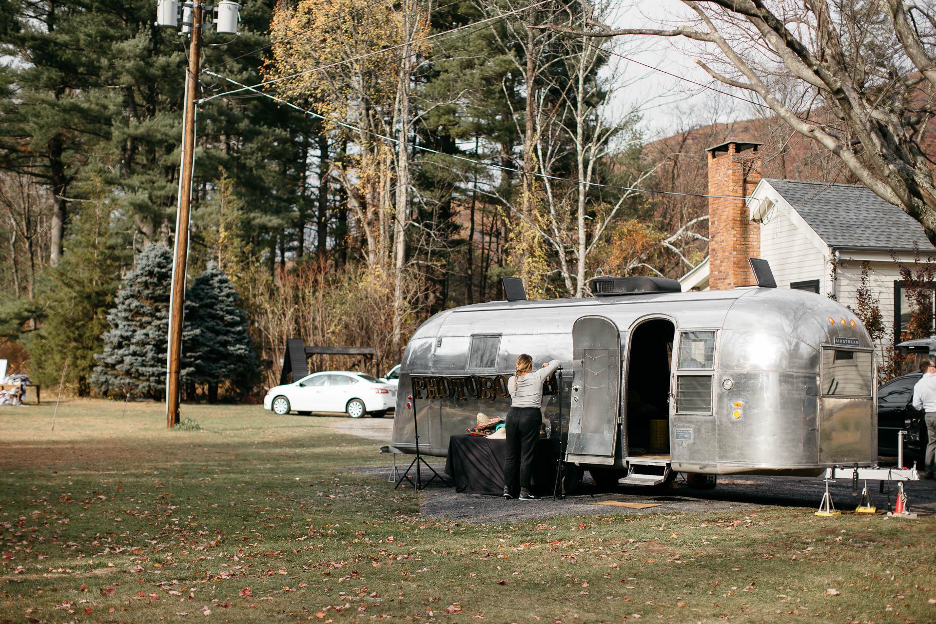 Robyn & Jim Catskills Fall Wedding at Foxfire Mountain House by Jean-Laurent Gaudy Photography