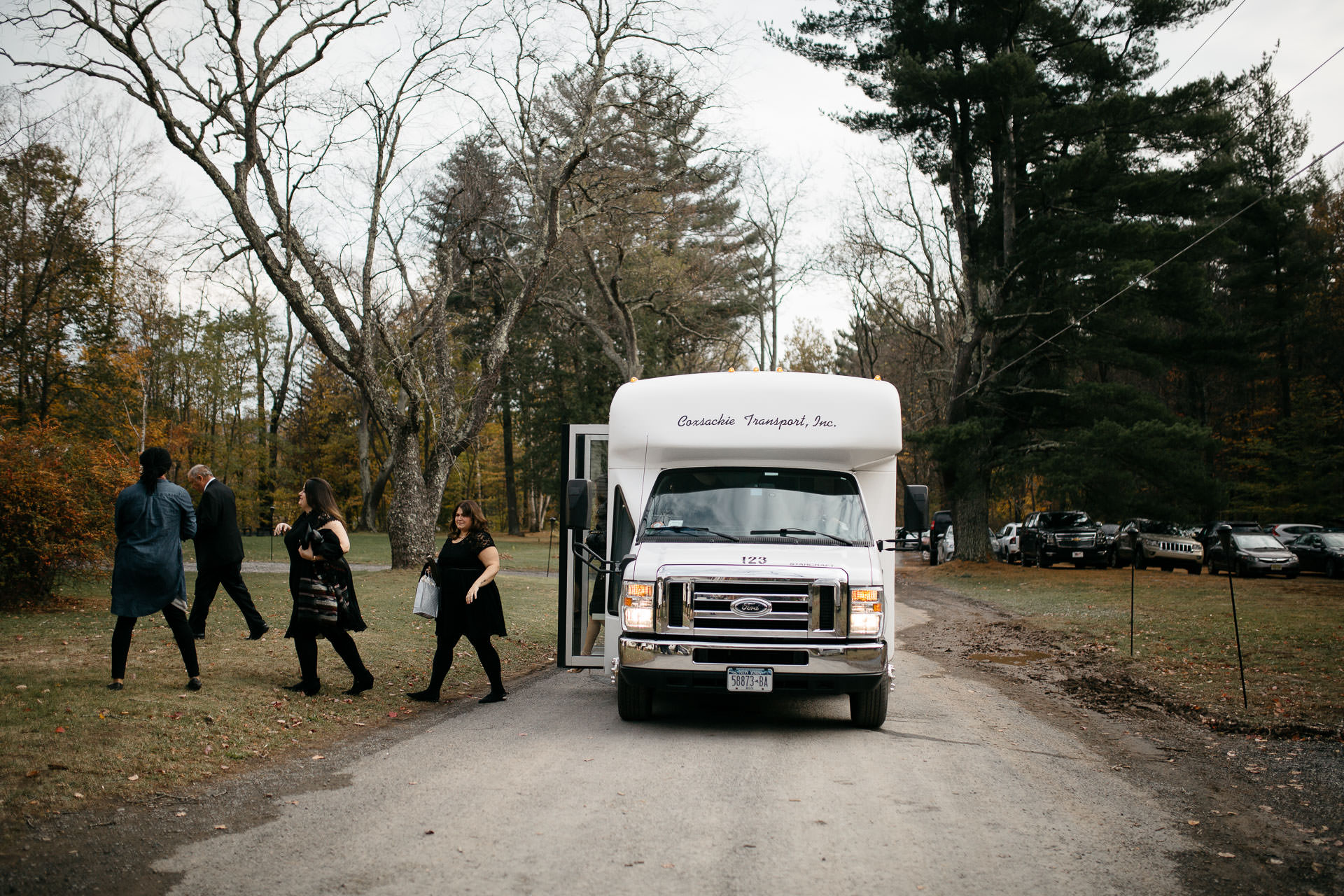 Robyn & Jim Catskills Fall Wedding at Foxfire Mountain House by Jean-Laurent Gaudy Photography