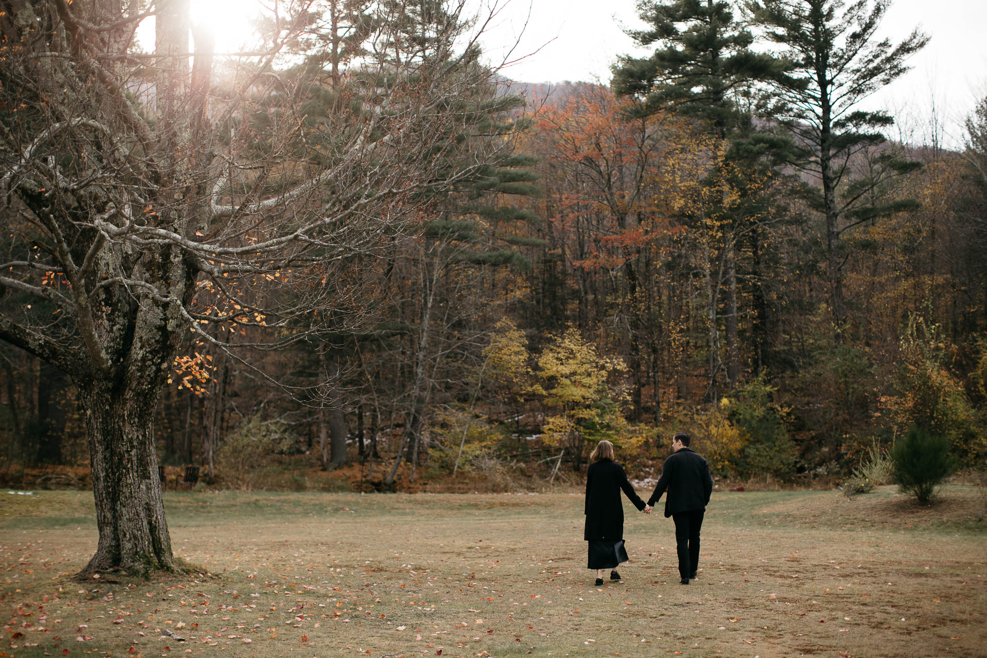 Robyn & Jim Catskills Fall Wedding at Foxfire Mountain House by Jean-Laurent Gaudy Photography