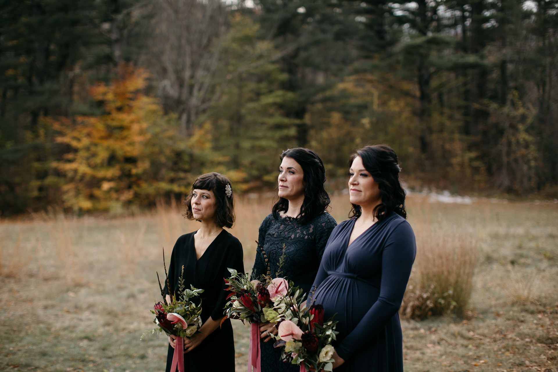 Robyn & Jim Catskills Fall Wedding at Foxfire Mountain House by Jean-Laurent Gaudy Photography