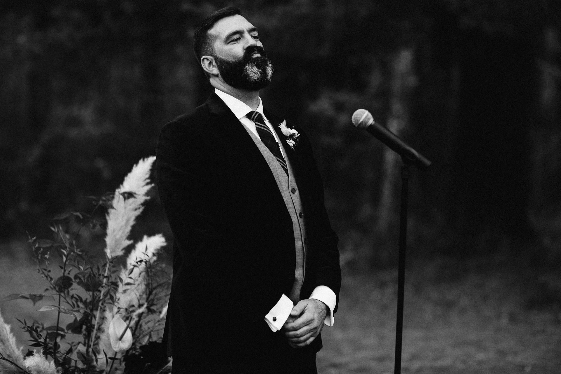 Robyn & Jim Catskills Fall Wedding at Foxfire Mountain House by Jean-Laurent Gaudy Photography