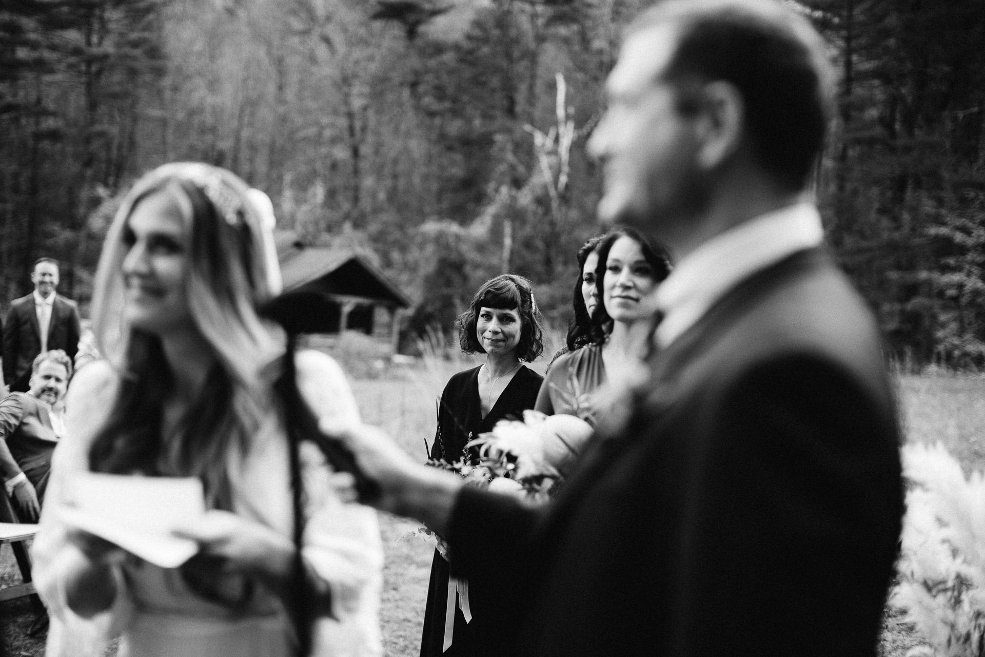 Robyn & Jim Catskills Fall Wedding at Foxfire Mountain House by Jean-Laurent Gaudy Photography