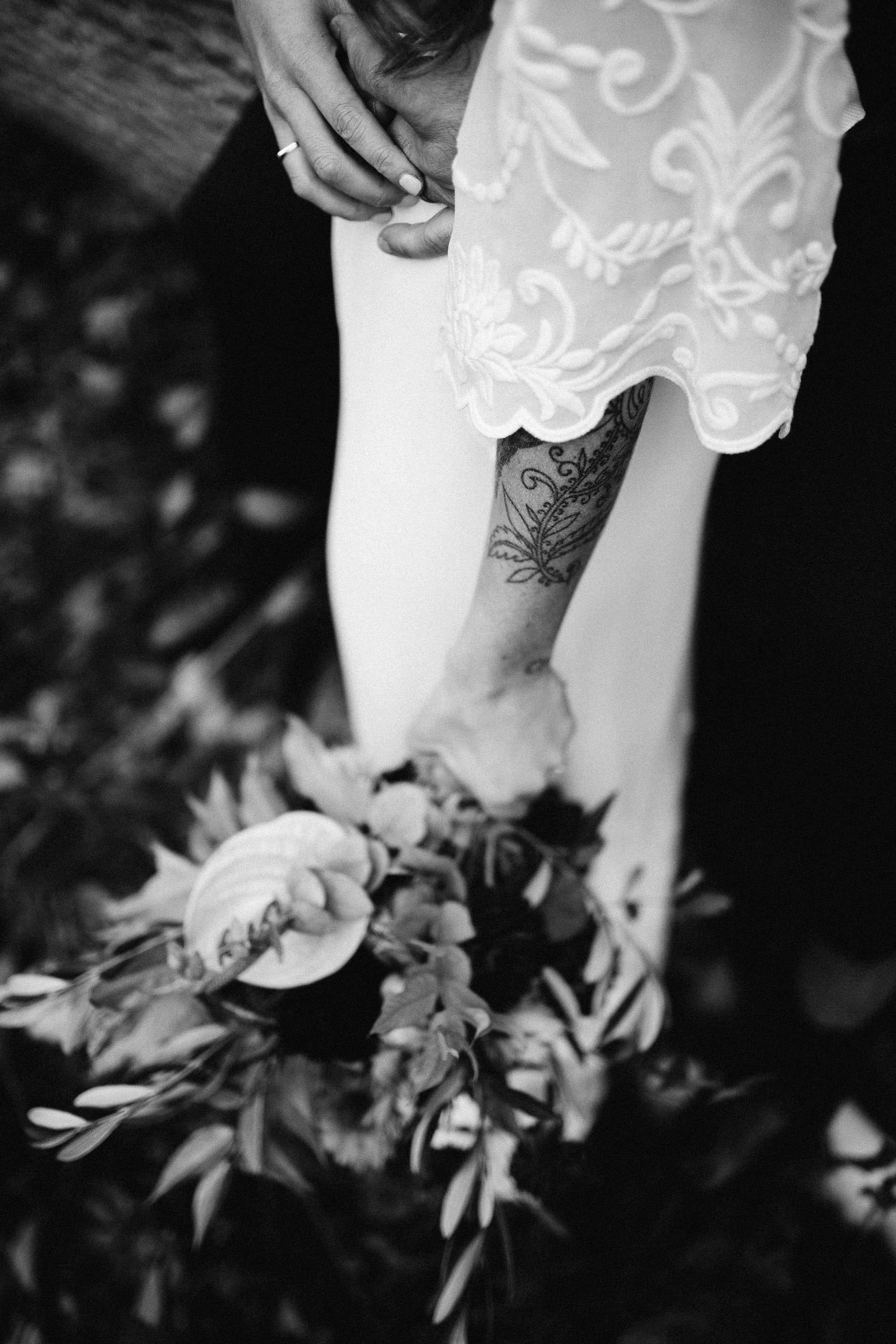 Robyn & Jim Catskills Fall Wedding at Foxfire Mountain House by Jean-Laurent Gaudy Photography