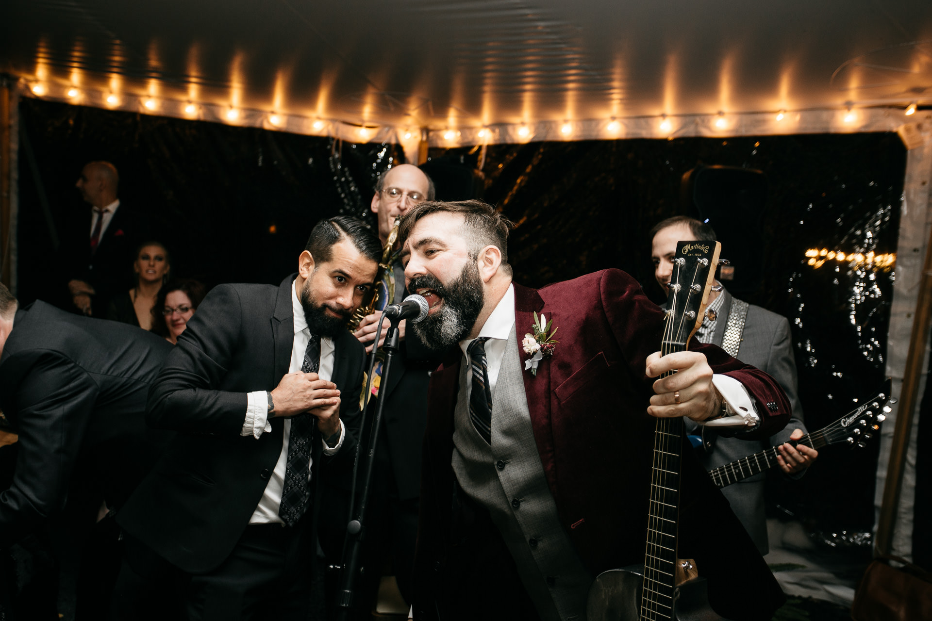 Robyn & Jim Catskills Fall Wedding at Foxfire Mountain House by Jean-Laurent Gaudy Photography