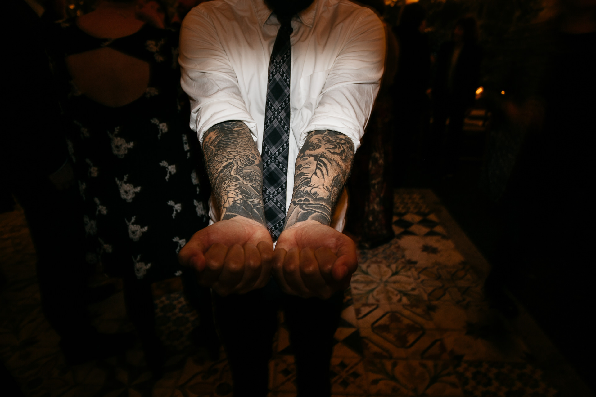 Robyn & Jim Catskills Fall Wedding at Foxfire Mountain House by Jean-Laurent Gaudy Photography