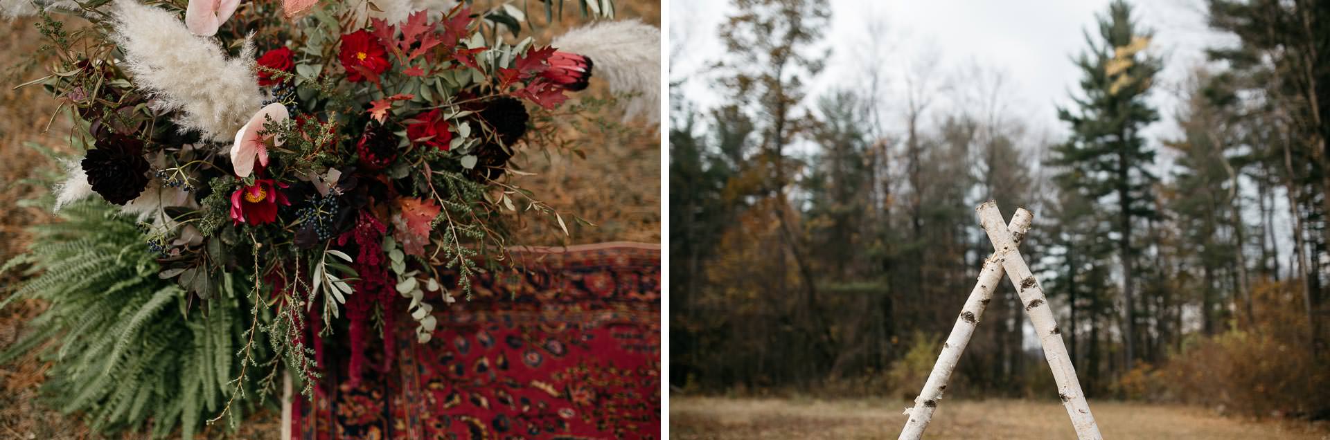 Robyn & Jim Catskills Fall Wedding at Foxfire Mountain House by Jean-Laurent Gaudy Photography