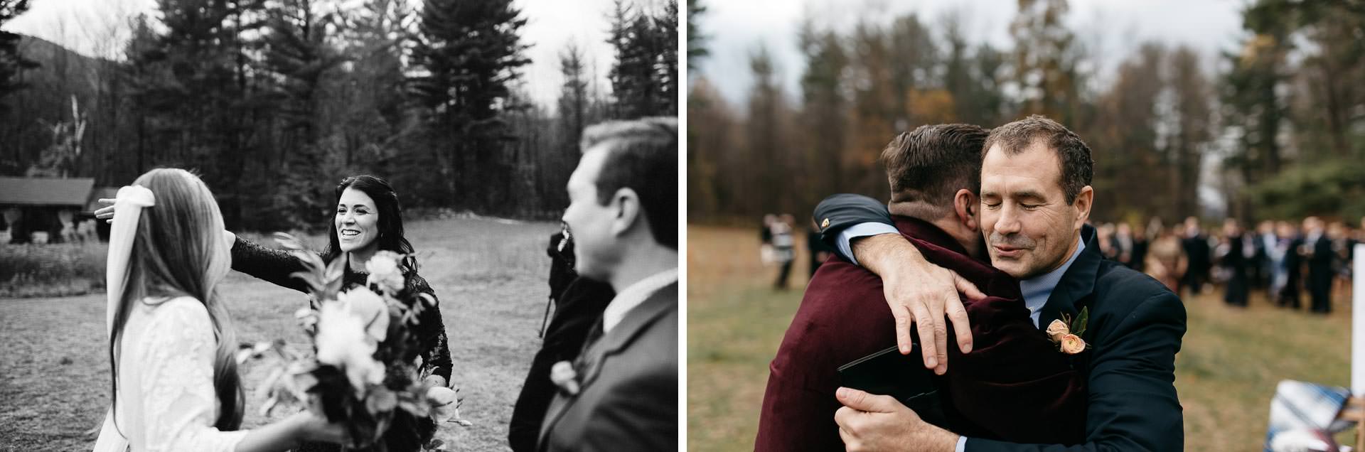 Robyn & Jim Catskills Fall Wedding at Foxfire Mountain House by Jean-Laurent Gaudy Photography