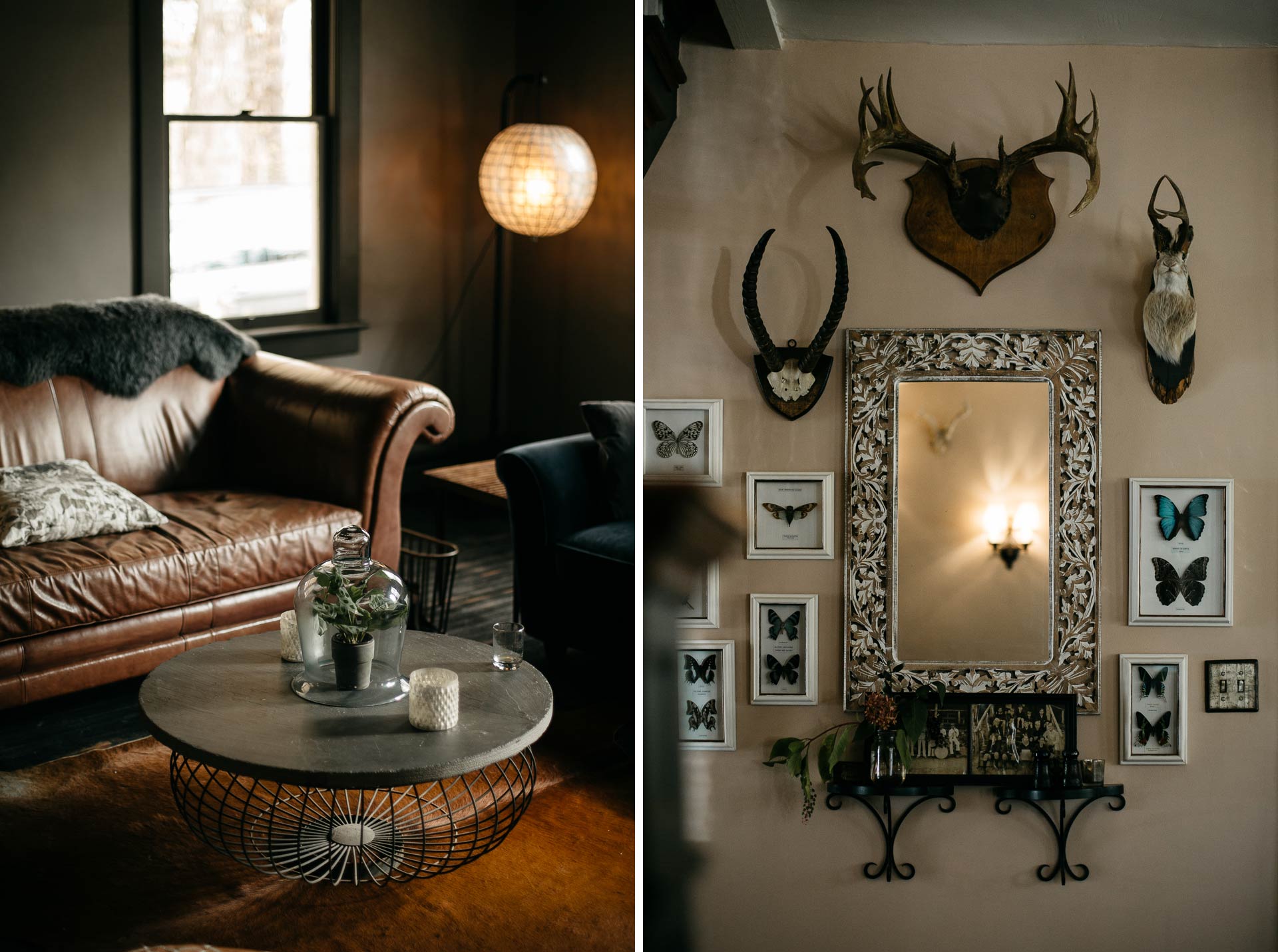 Robyn & Jim Catskills Fall Wedding at Foxfire Mountain House by Jean-Laurent Gaudy Photography