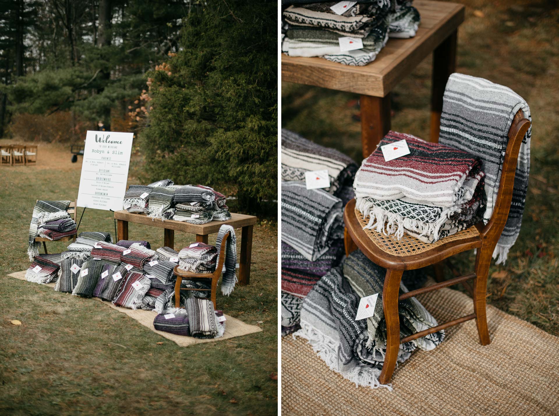 Robyn & Jim Catskills Fall Wedding at Foxfire Mountain House by Jean-Laurent Gaudy Photography
