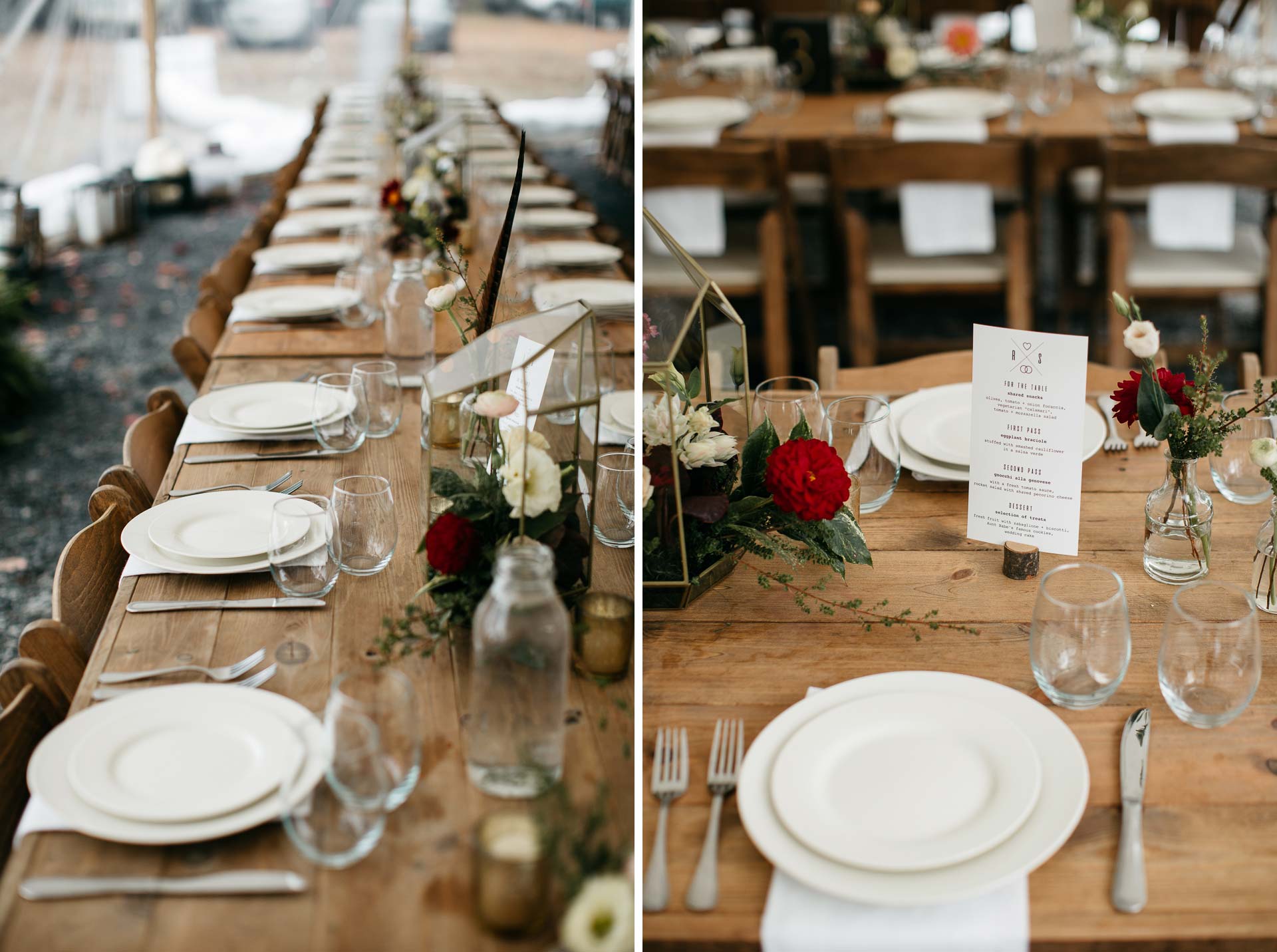 Robyn & Jim Catskills Fall Wedding at Foxfire Mountain House by Jean-Laurent Gaudy Photography