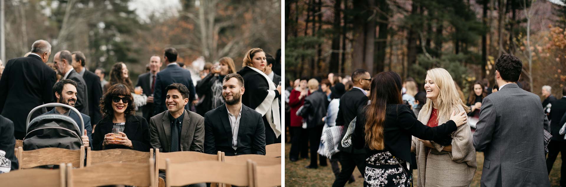 Robyn & Jim Catskills Fall Wedding at Foxfire Mountain House by Jean-Laurent Gaudy Photography