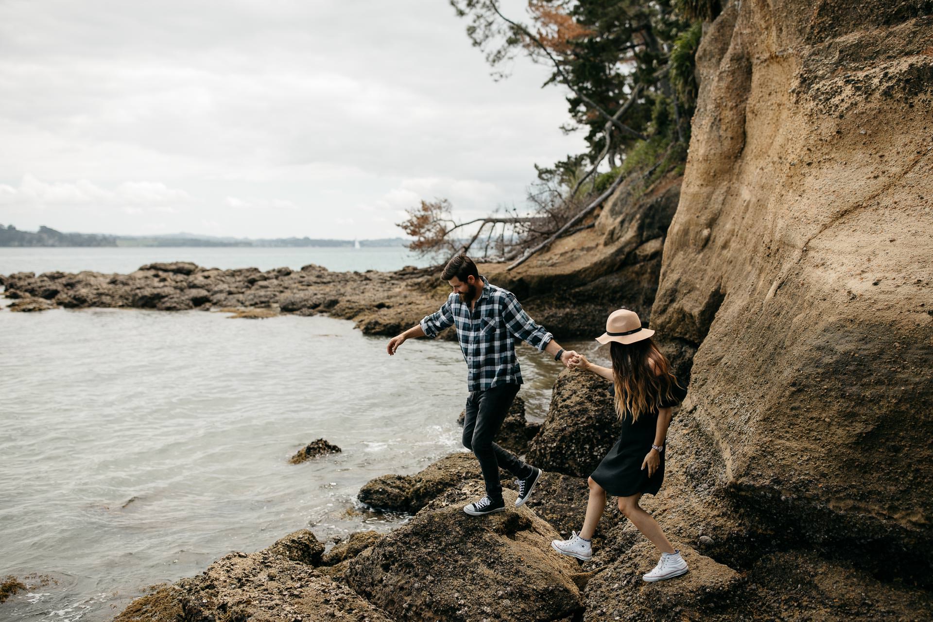 Kira and Fletch Love Session on Kawau Island New Zealand by Jean-Laurent Gaudy