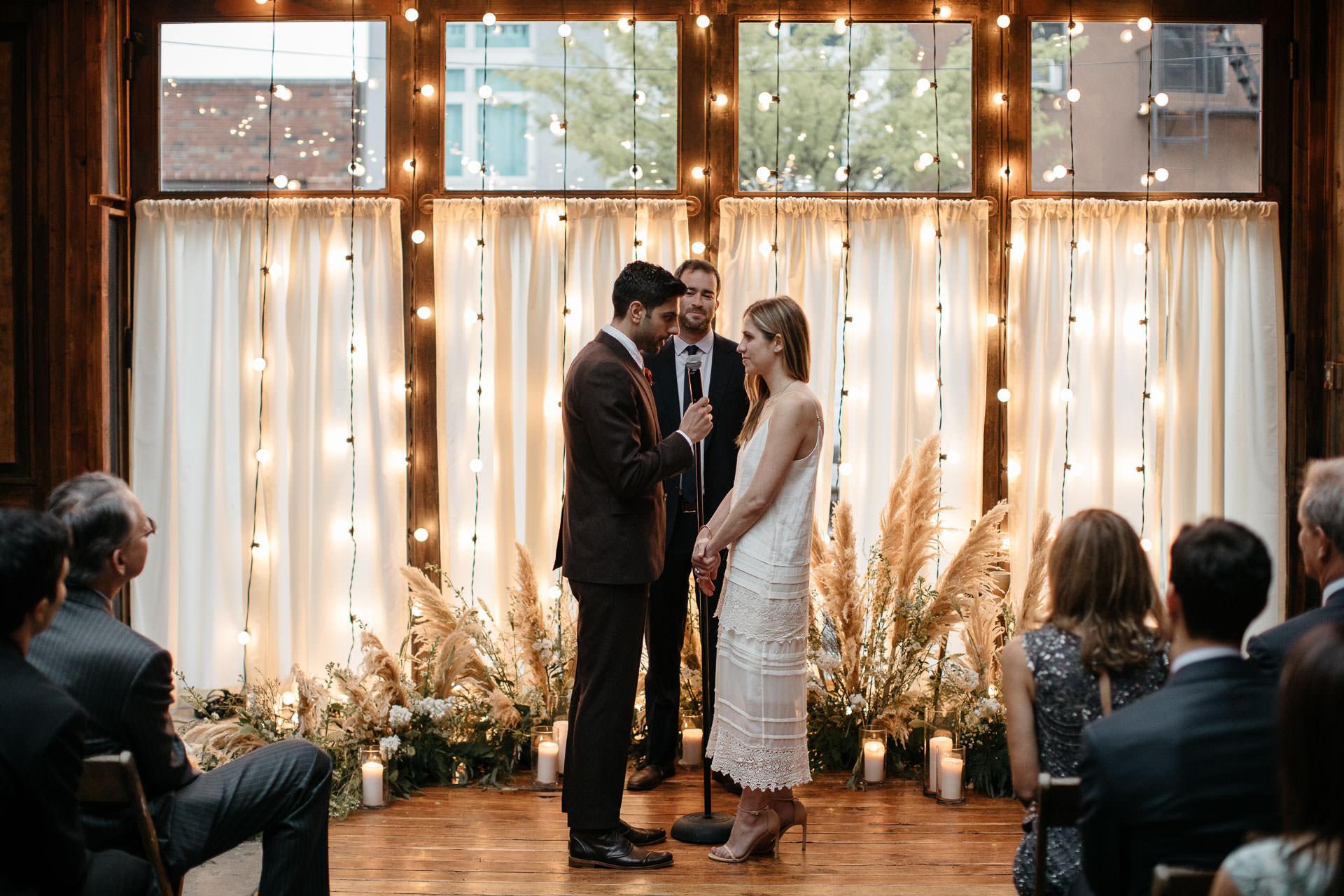 Nikki and Malcolm's Wedding at the Brooklyn Winery in Williamsburg by Jean-Laurent Gaudy