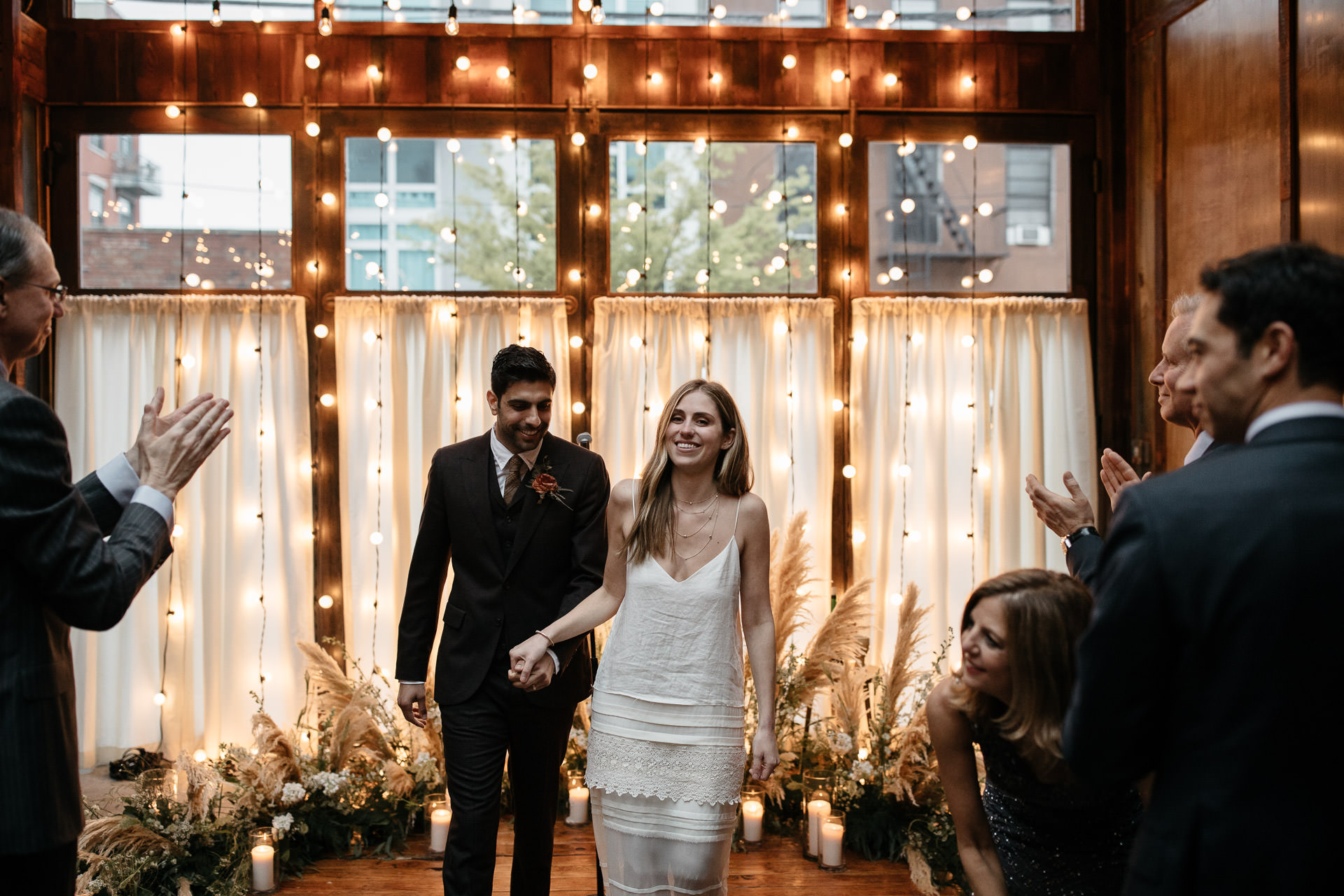 Nikki and Malcolm's Wedding at the Brooklyn Winery in Williamsburg by Jean-Laurent Gaudy