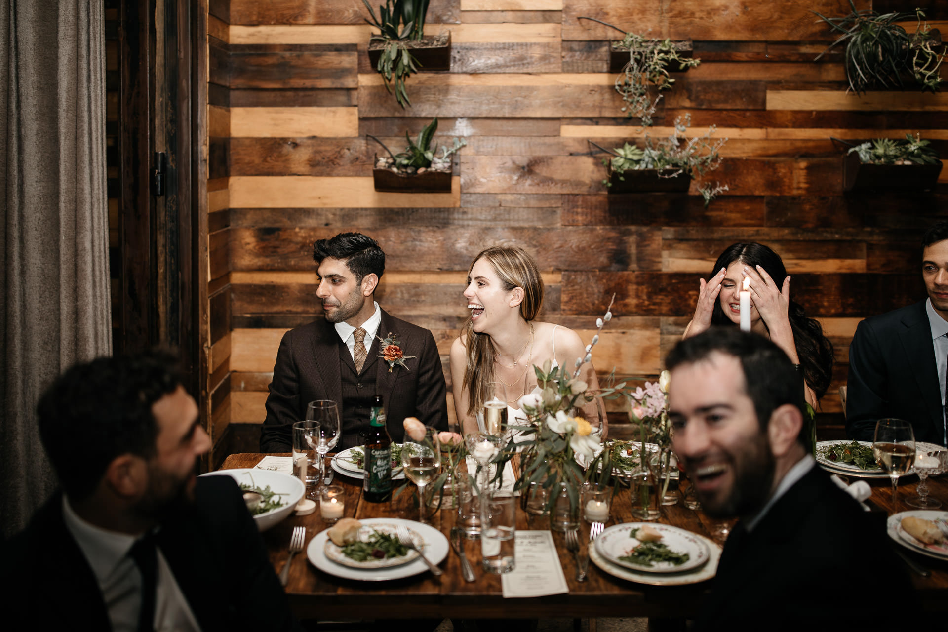Nikki and Malcolm's Wedding at the Brooklyn Winery in Williamsburg by Jean-Laurent Gaudy