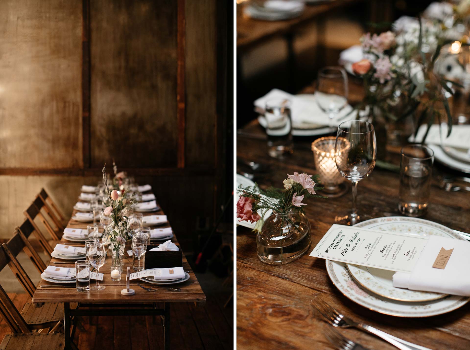 Nikki and Malcolm's Wedding at the Brooklyn Winery in Williamsburg by Jean-Laurent Gaudy