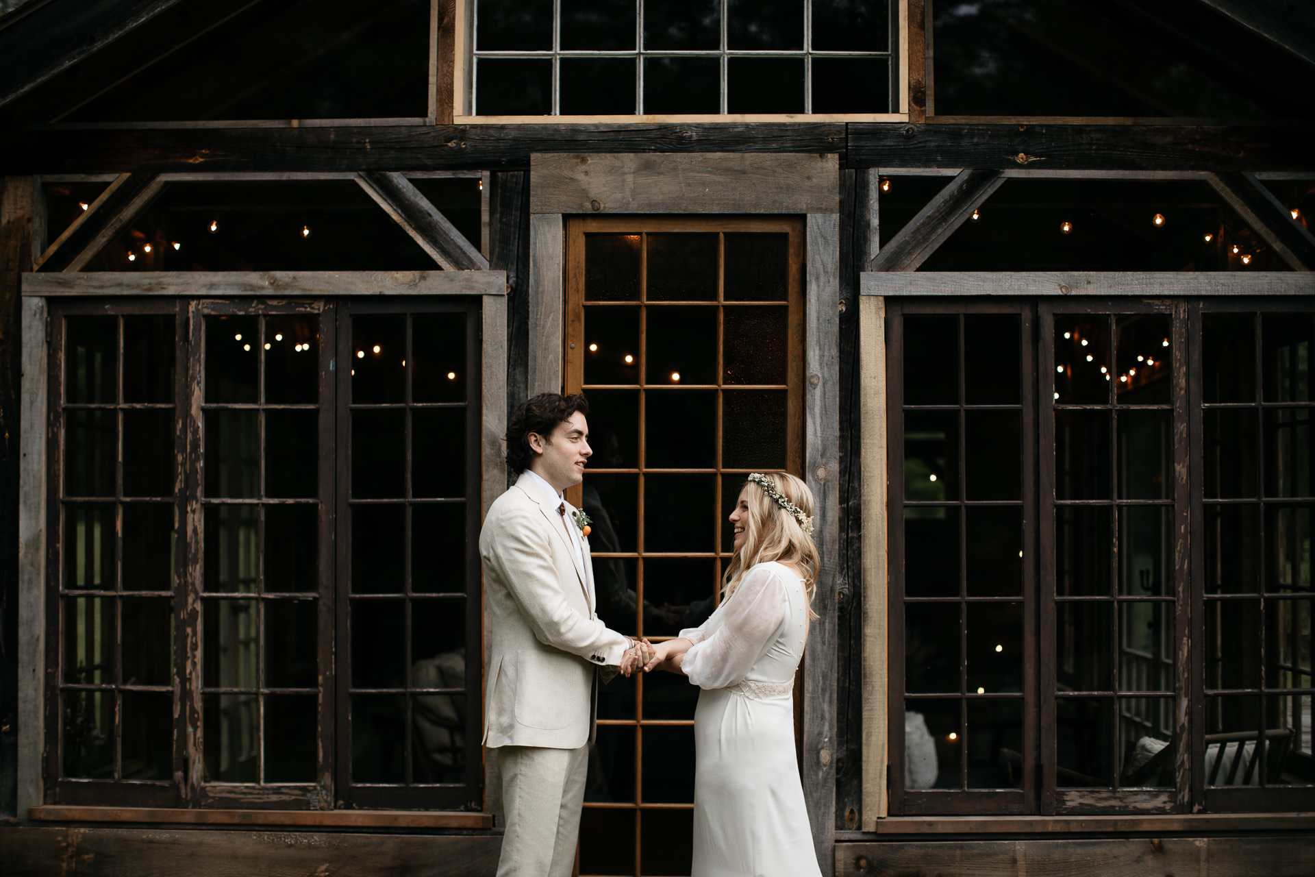 Boho Catskills Wedding at Foxfire Mountain House, NY by Jean-Laurent Gaudy Photography