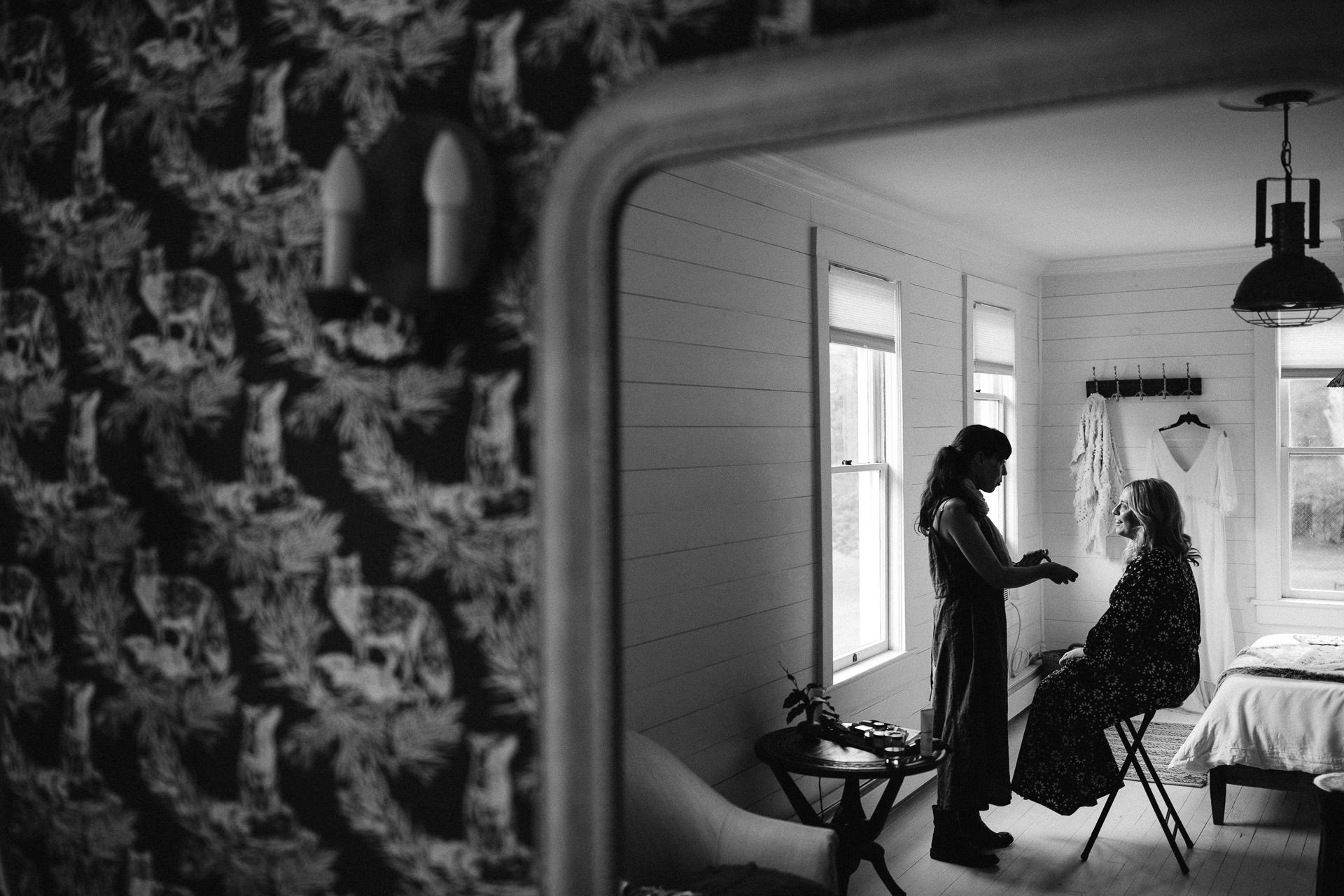 Boho Catskills Wedding at Foxfire Mountain House, NY by Jean-Laurent Gaudy Photography