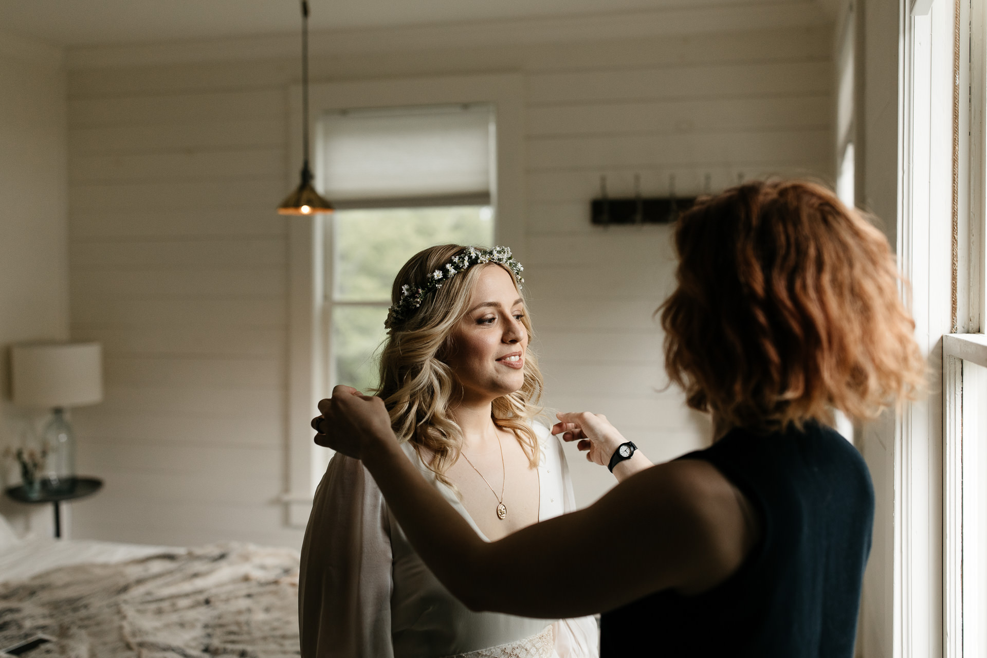 Boho Catskills Wedding at Foxfire Mountain House, NY by Jean-Laurent Gaudy Photography