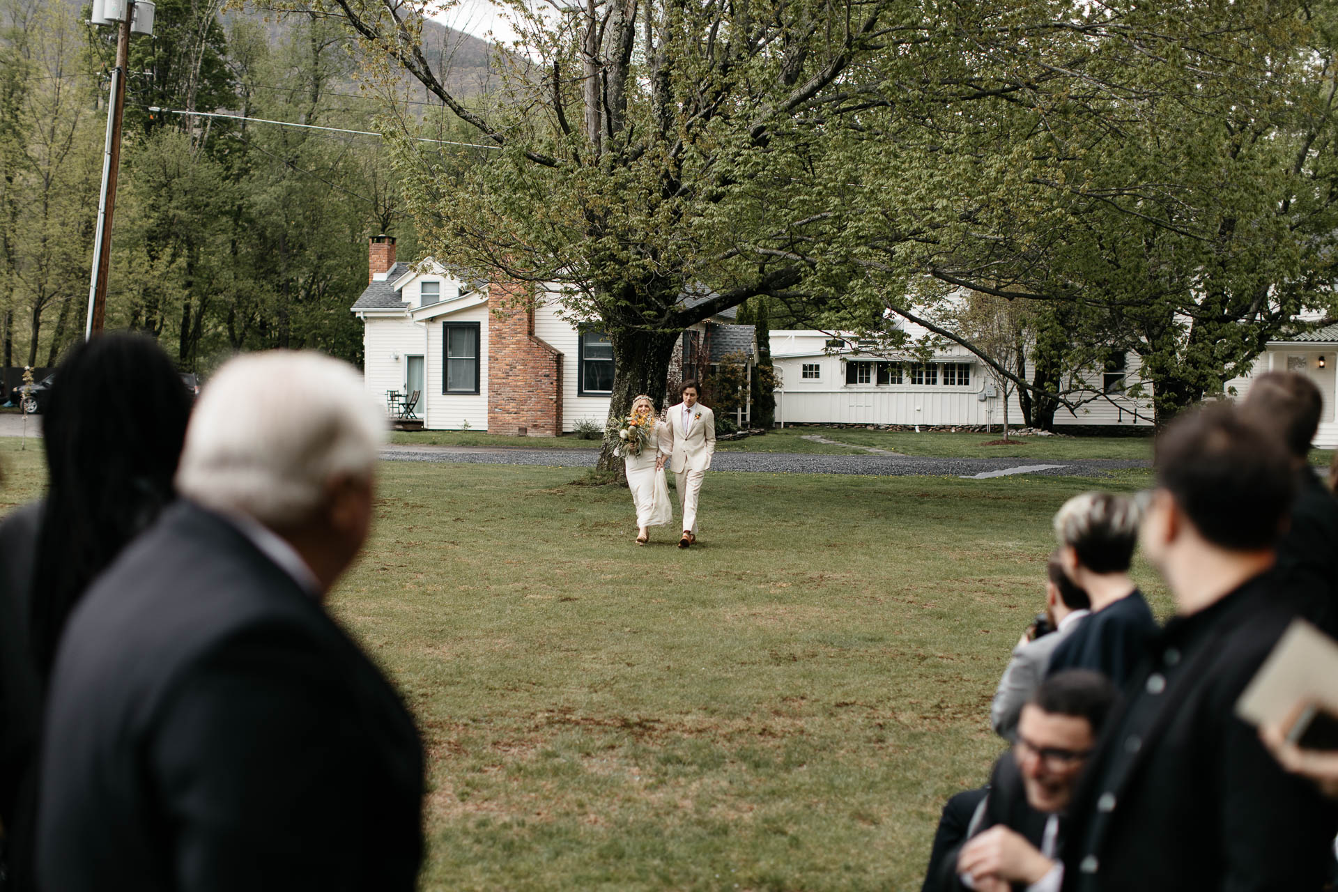 Boho Catskills Wedding at Foxfire Mountain House, NY by Jean-Laurent Gaudy Photography