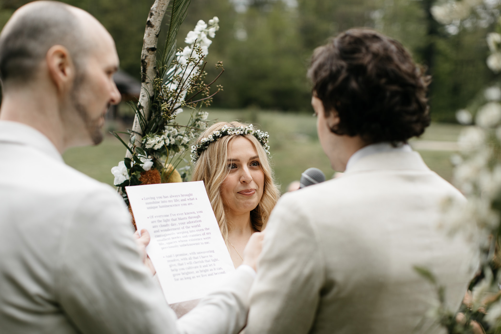 Boho Catskills Wedding at Foxfire Mountain House, NY by Jean-Laurent Gaudy Photography