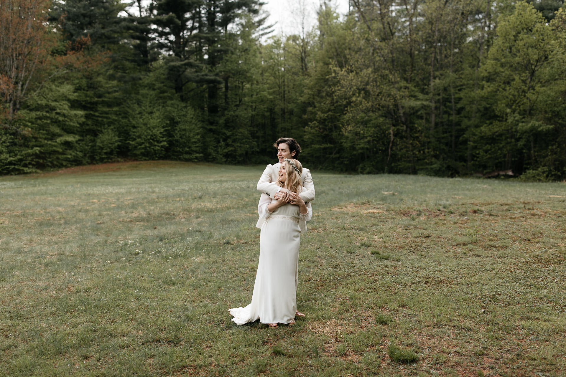 Boho Catskills Wedding at Foxfire Mountain House, NY by Jean-Laurent Gaudy Photography