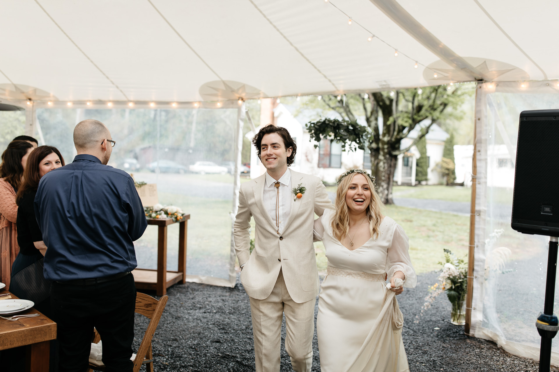 Boho Catskills Wedding at Foxfire Mountain House, NY by Jean-Laurent Gaudy Photography