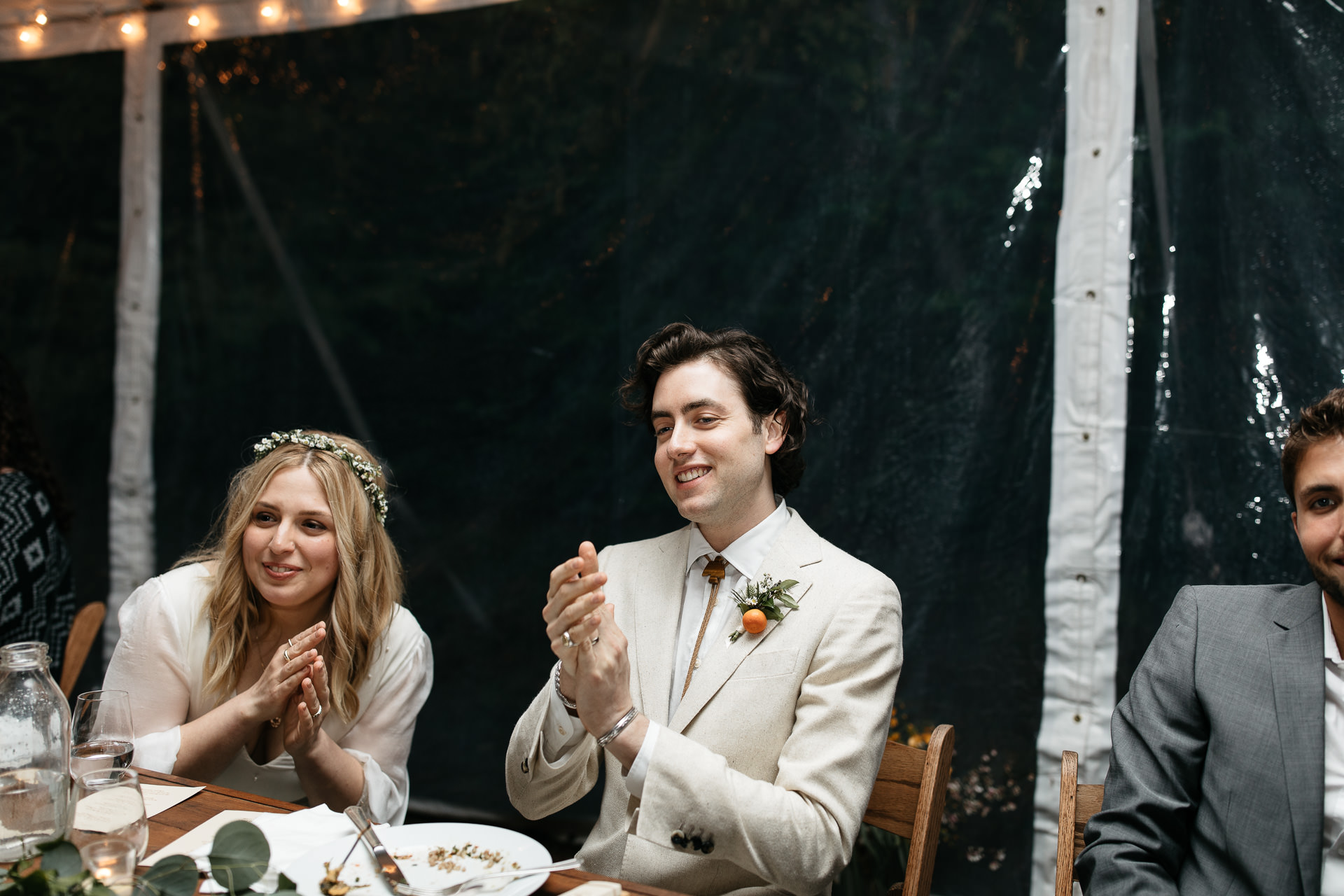 Boho Catskills Wedding at Foxfire Mountain House, NY by Jean-Laurent Gaudy Photography