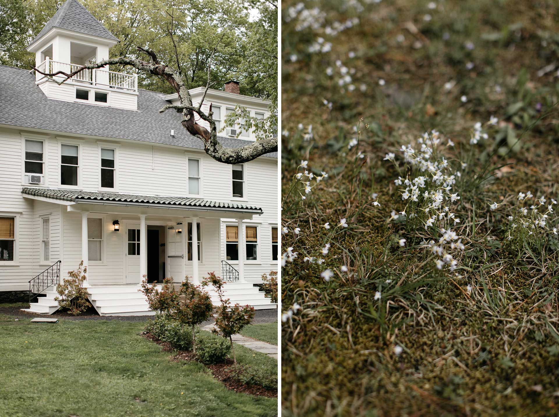 Boho Catskills Wedding at Foxfire Mountain House, NY by Jean-Laurent Gaudy Photography