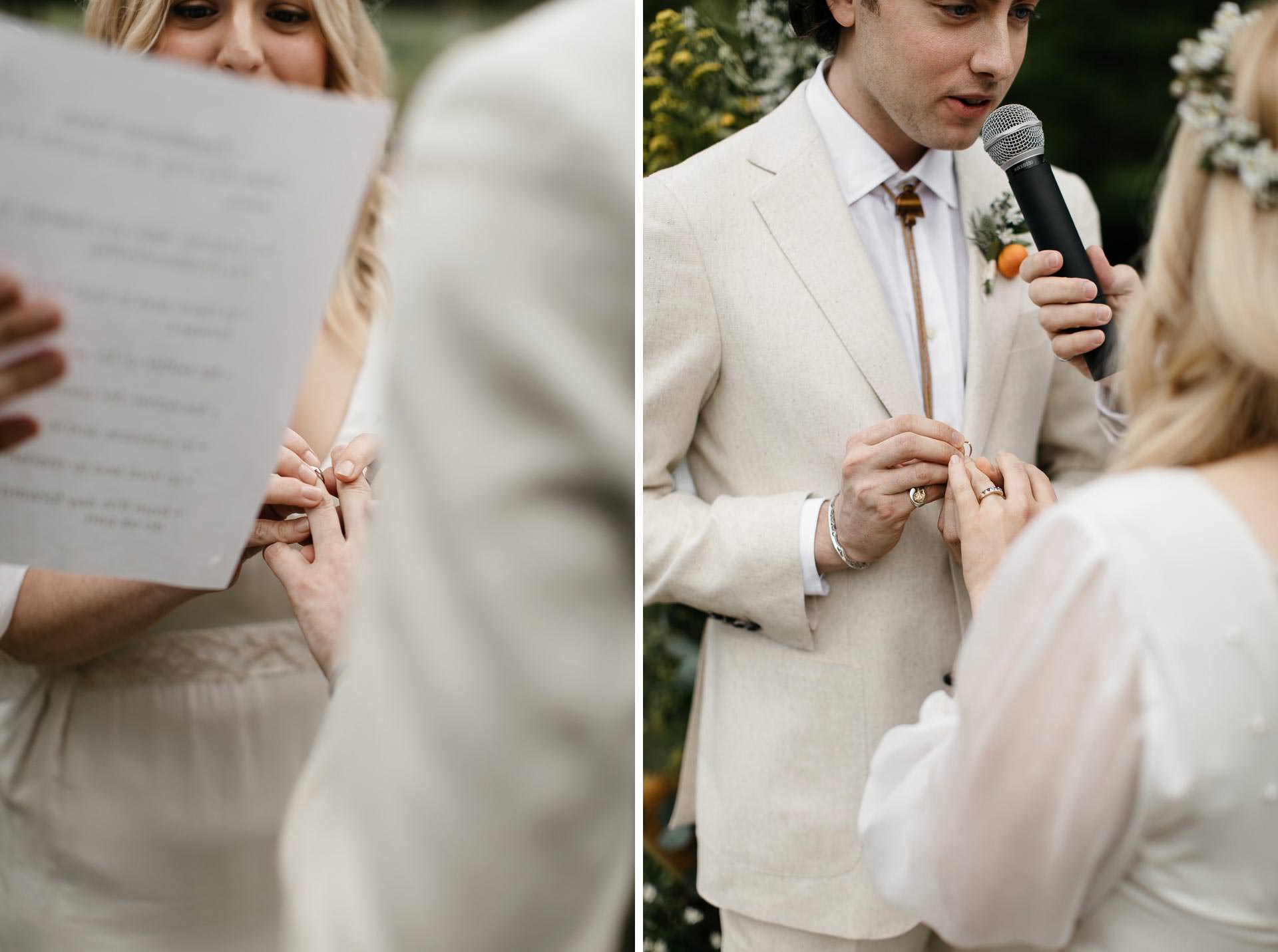 Boho Catskills Wedding at Foxfire Mountain House, NY by Jean-Laurent Gaudy Photography