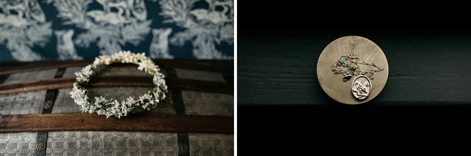 Boho Catskills Wedding at Foxfire Mountain House, NY by Jean-Laurent Gaudy Photography