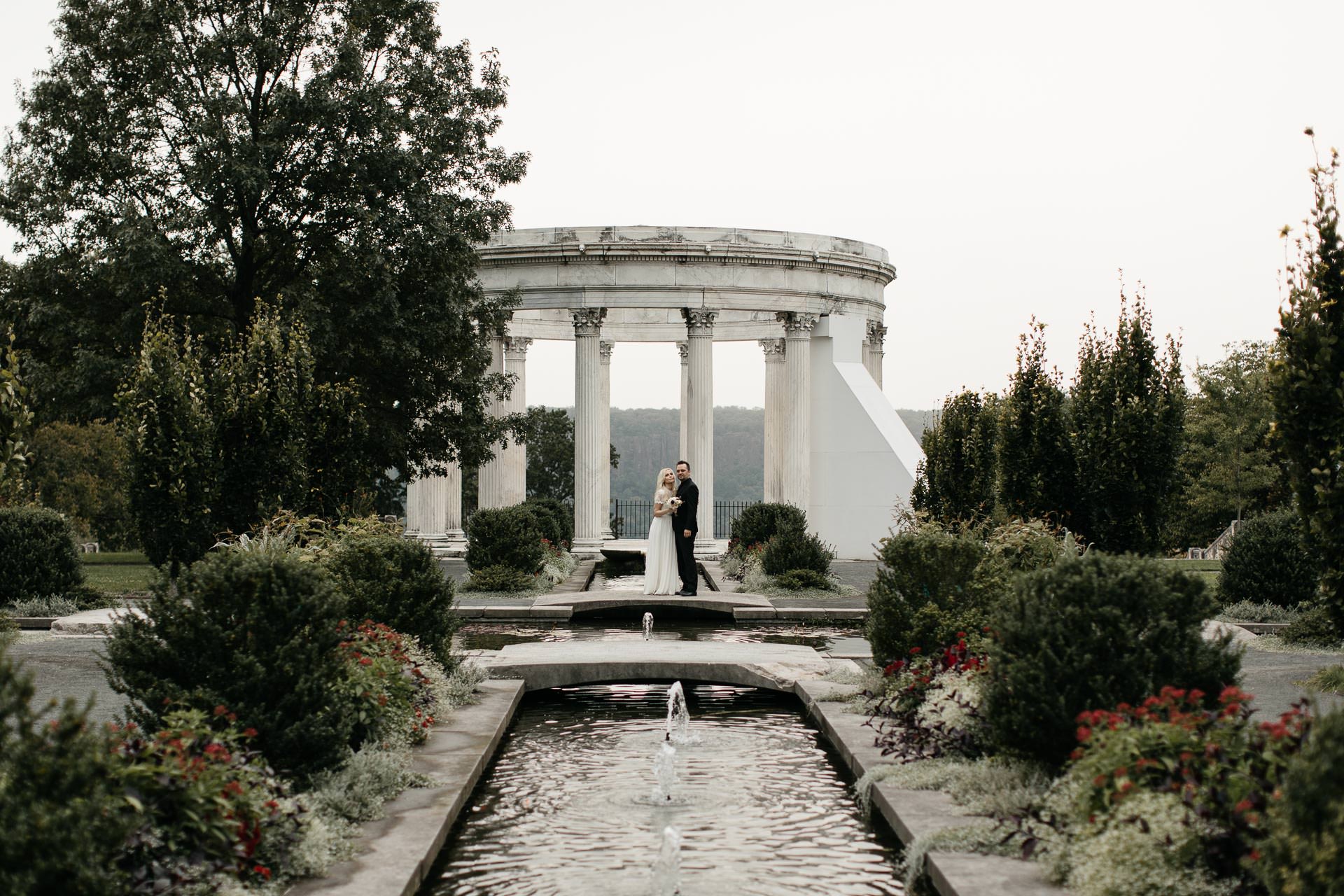 Elopement Untermyer Gardens in New York City by Jean-Laurent Gaudy
