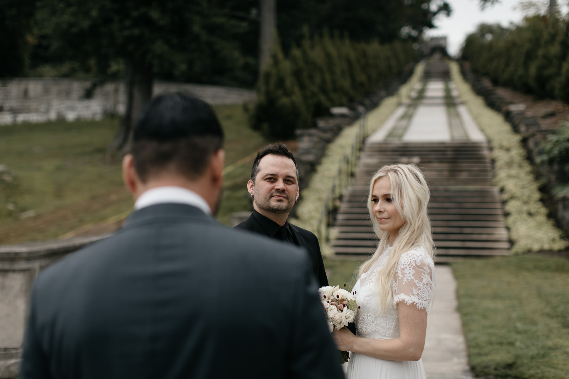 Elopement Untermyer Gardens in New York City by Jean-Laurent Gaudy