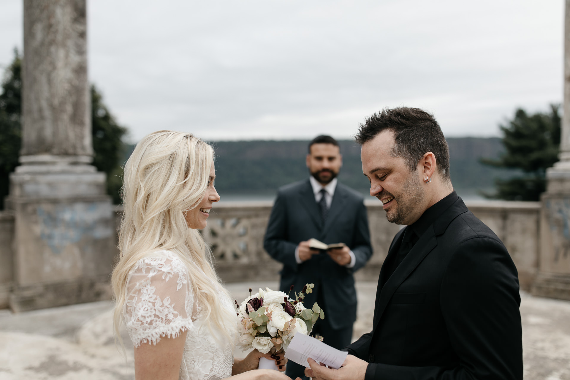 Elopement Untermyer Gardens in New York City by Jean-Laurent Gaudy
