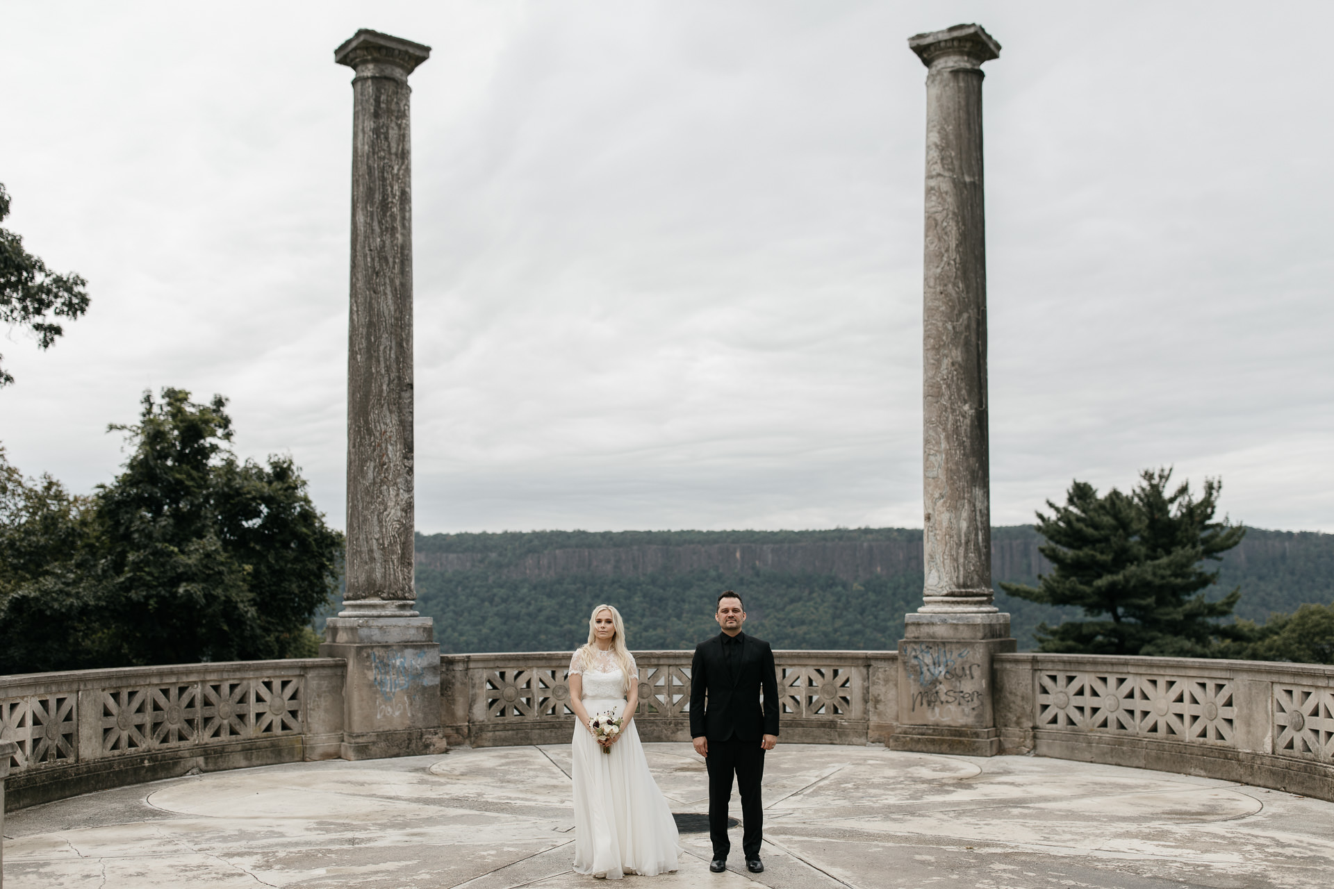 Elopement Untermyer Gardens in New York City by Jean-Laurent Gaudy