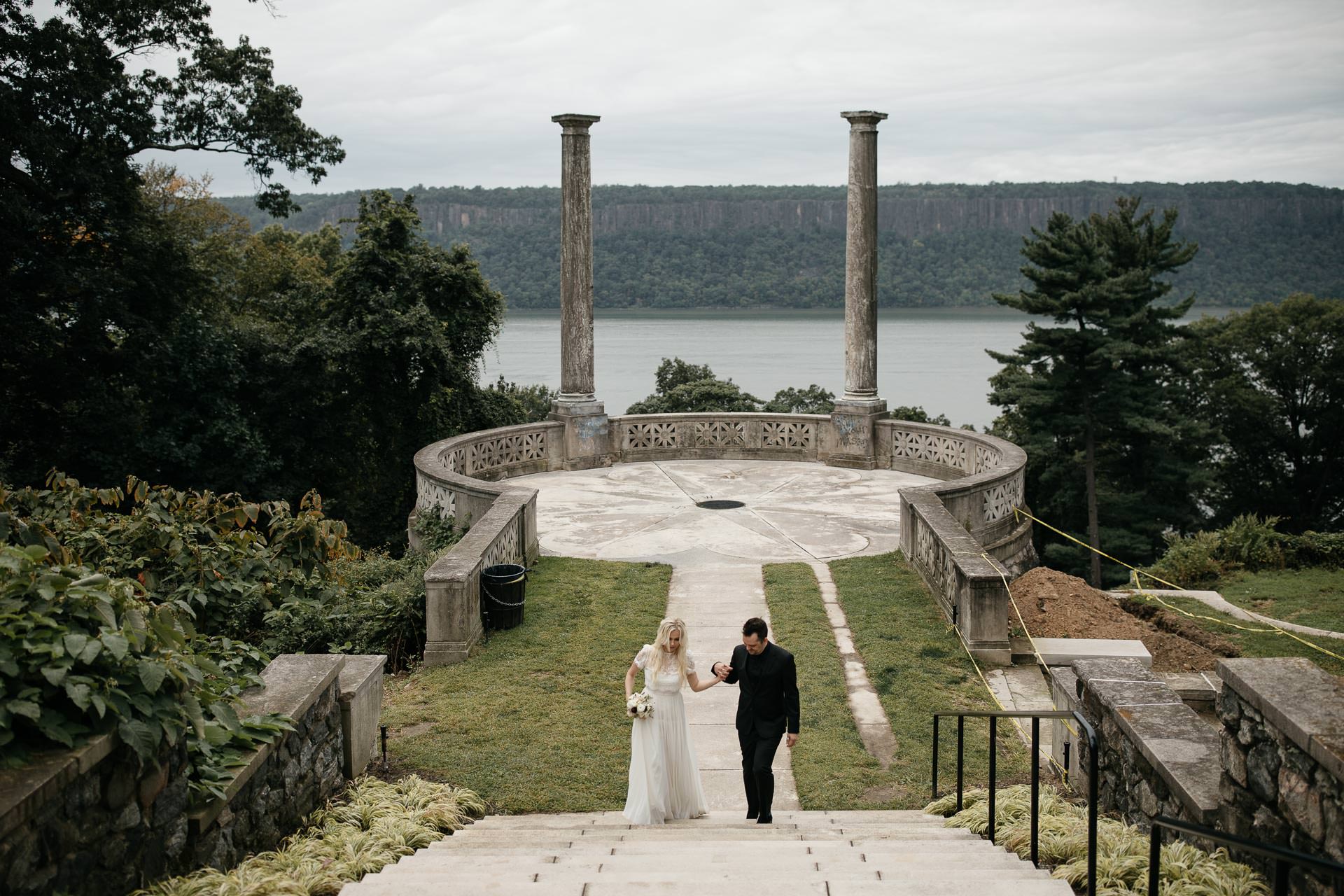 Elopement Untermyer Gardens in New York City by Jean-Laurent Gaudy